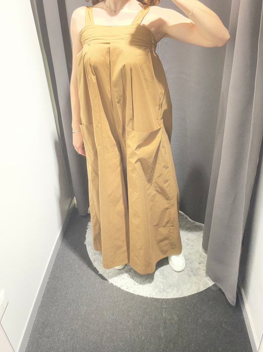 MARKUP Tuta in popeline di cotone con pantaloni ampi