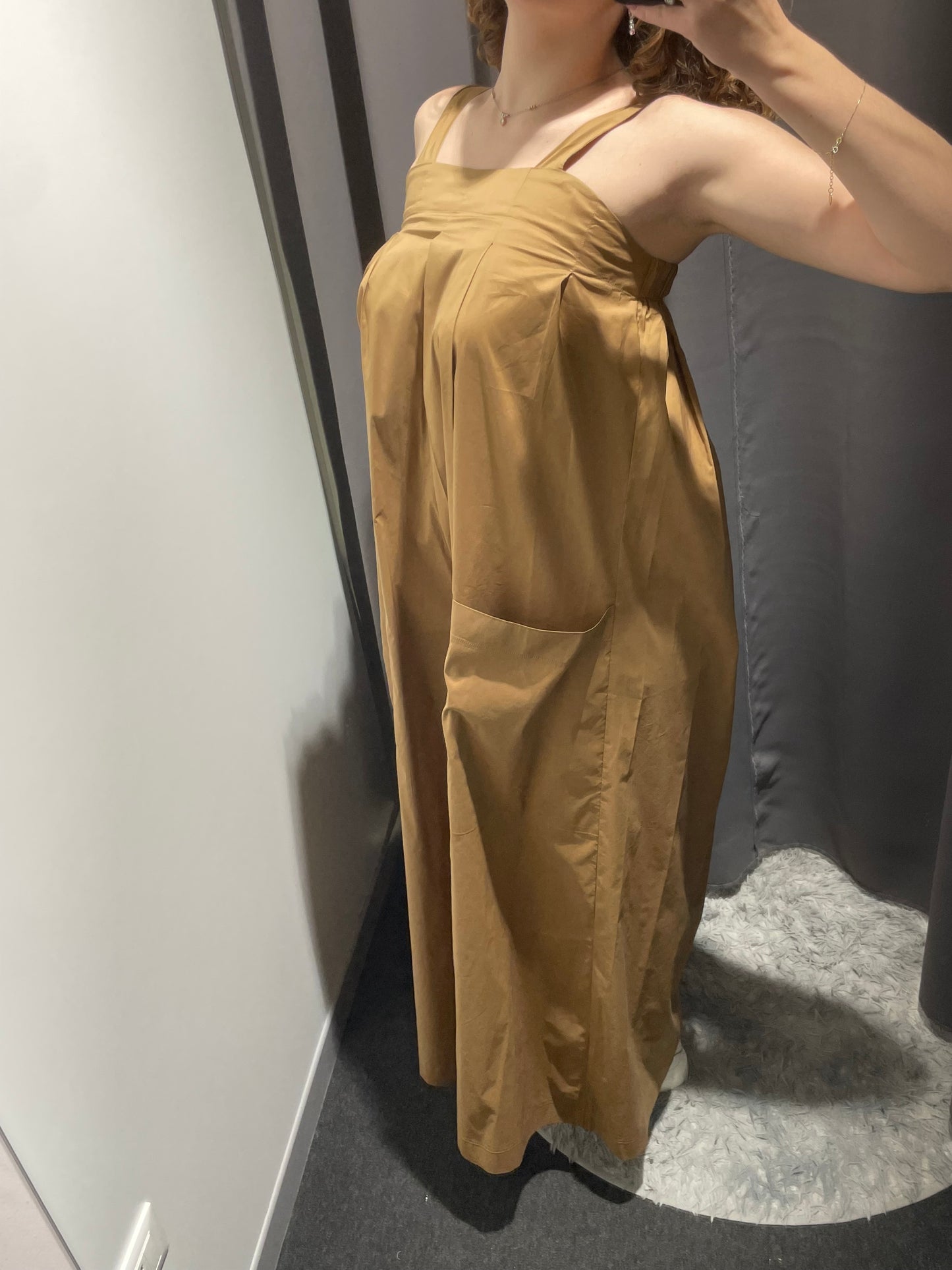 MARKUP Tuta in popeline di cotone con pantaloni ampi