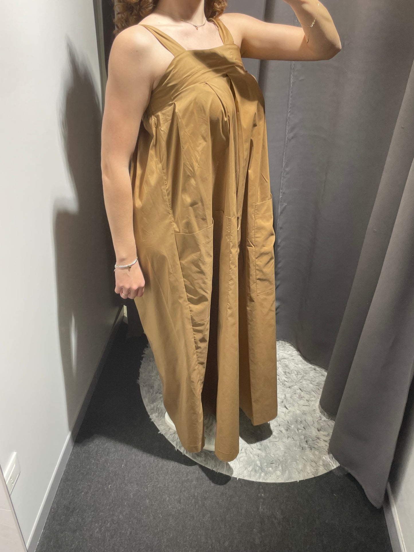 MARKUP Tuta in popeline di cotone con pantaloni ampi