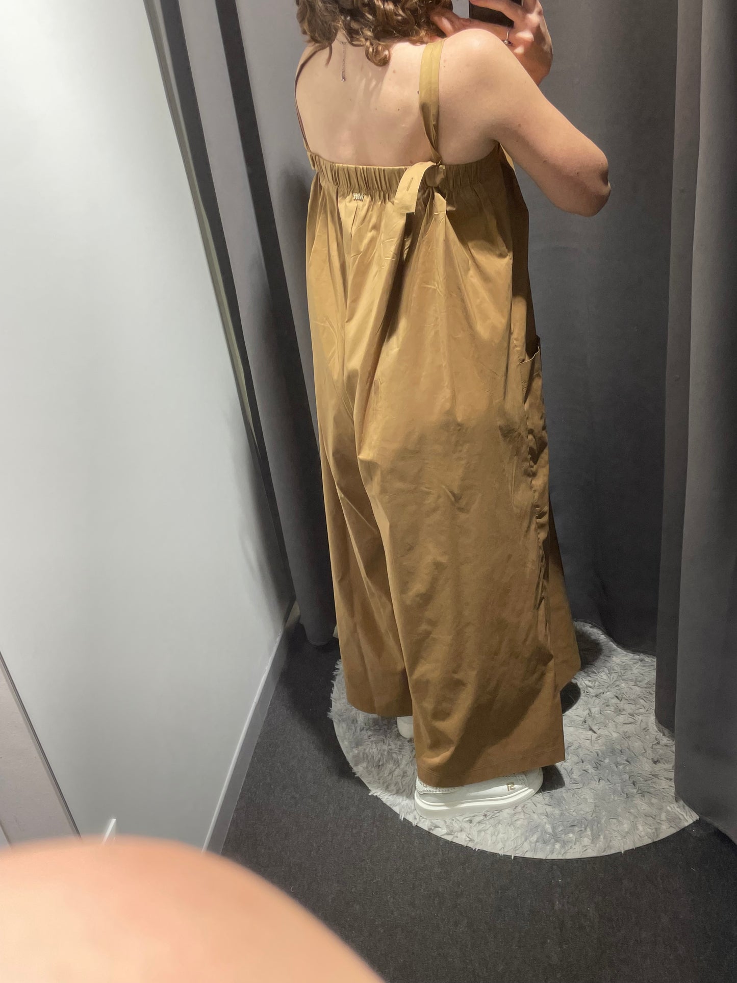 MARKUP Tuta in popeline di cotone con pantaloni ampi