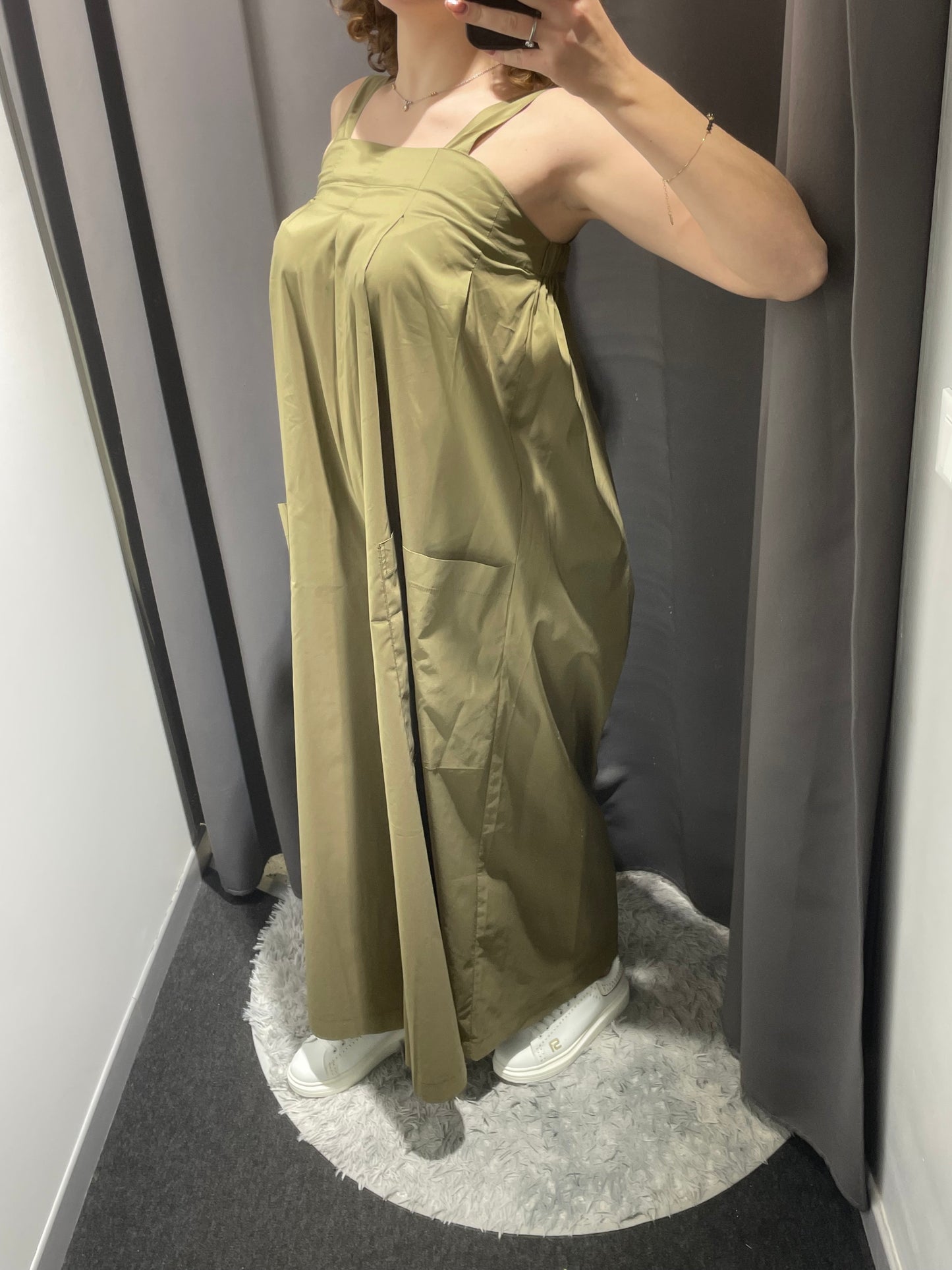 MARKUP Tuta in popeline di cotone con pantaloni ampi