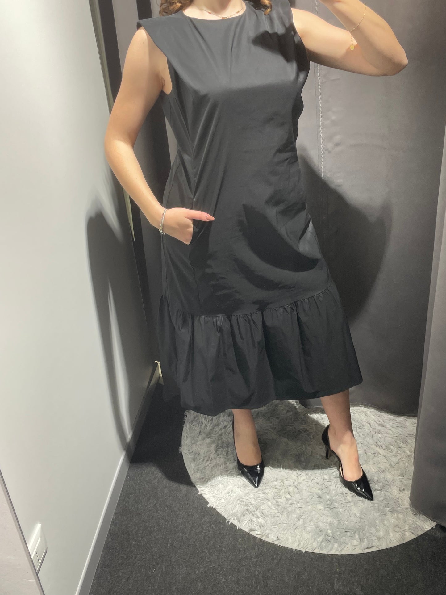 MARKUP Abito lungo in popeline di cotone