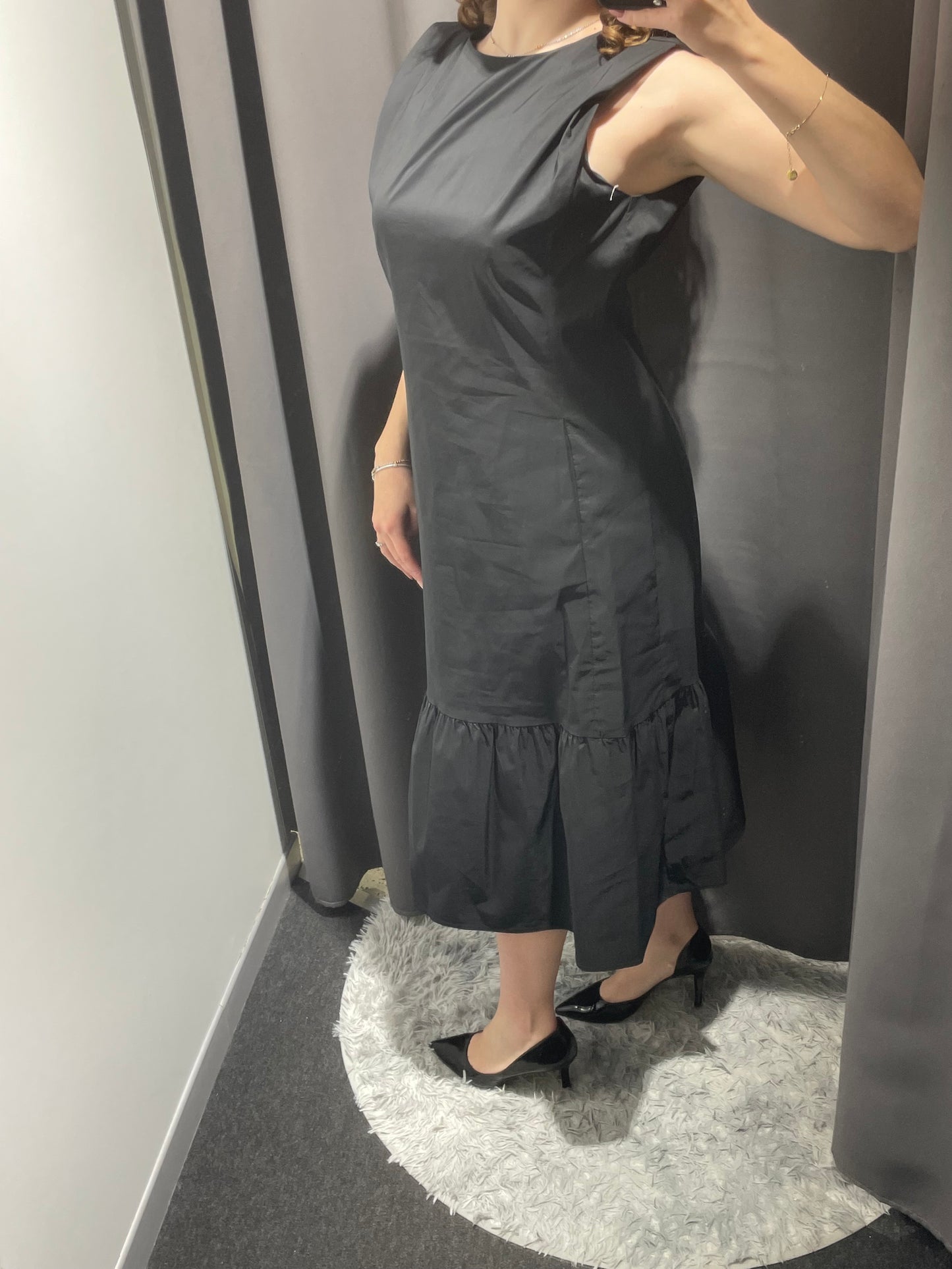 MARKUP Abito lungo in popeline di cotone