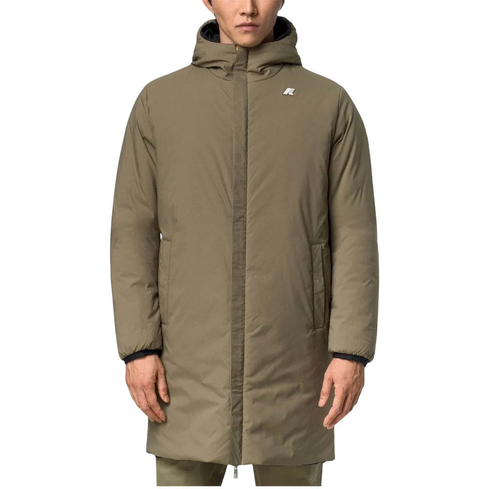 K-WAY Giubbotto mezza lunghezza reversibile JACOB ST WARM DOUBLE