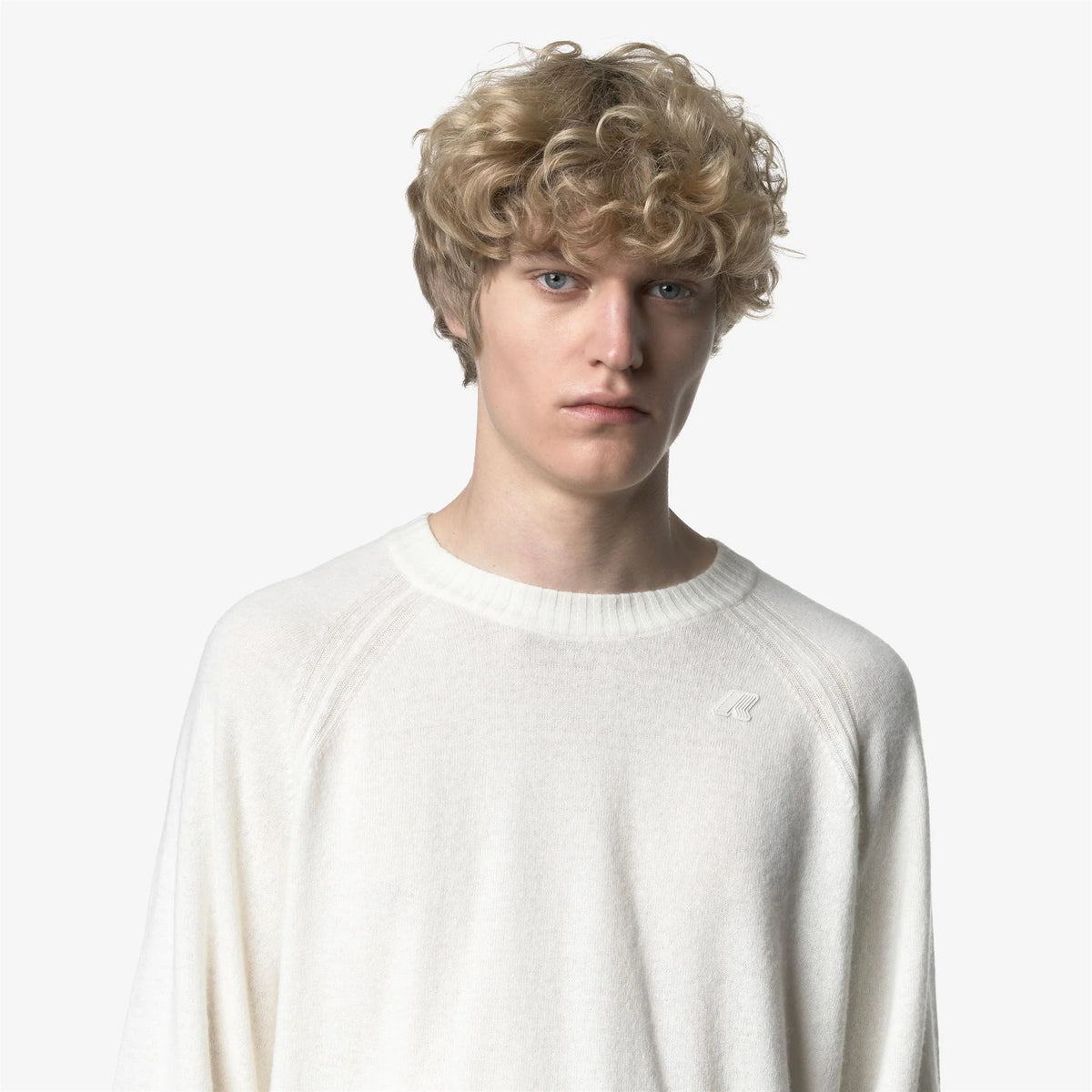 K-WAY Maglia girocollo misto cashmere SEBASS WOOL CASHMERE