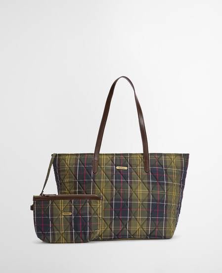 BARBOUR Borsa da donna WETHERHAM QUILTED TARTAN