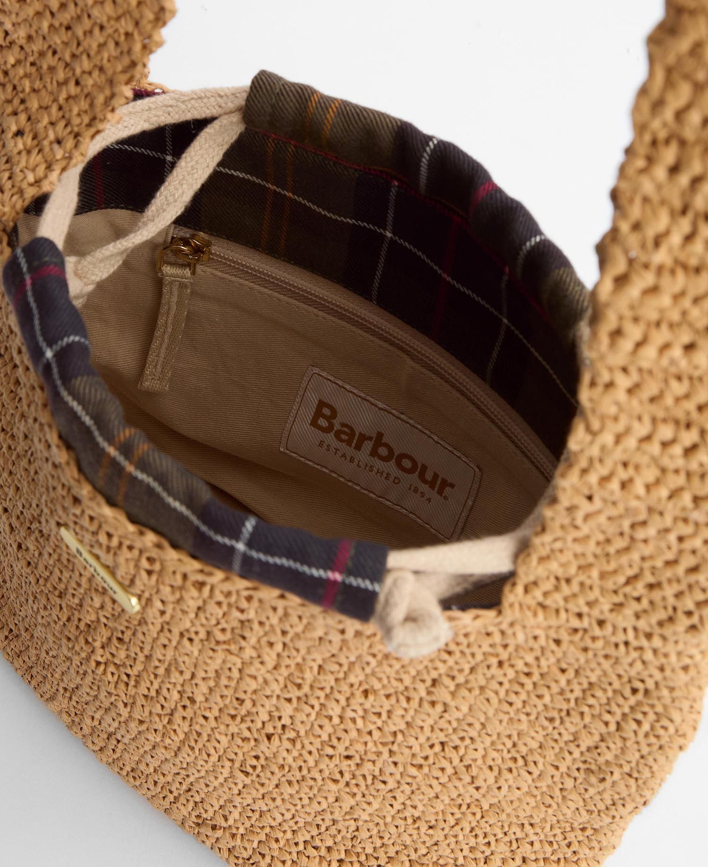BARBOUR Borsa donna piccola intessuta corda LILY