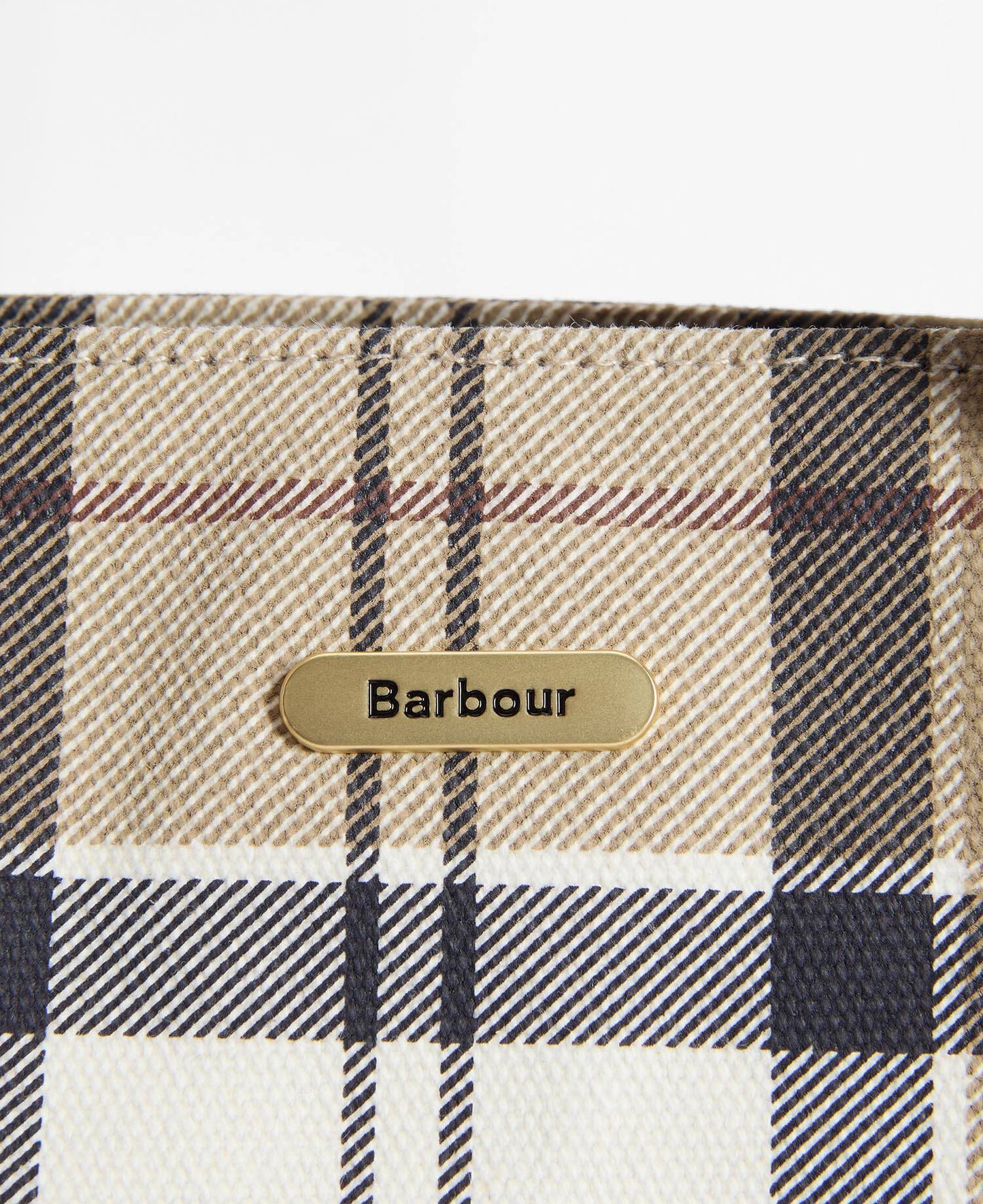 BARBOUR Borsa mini tote MAISY in tartan blu