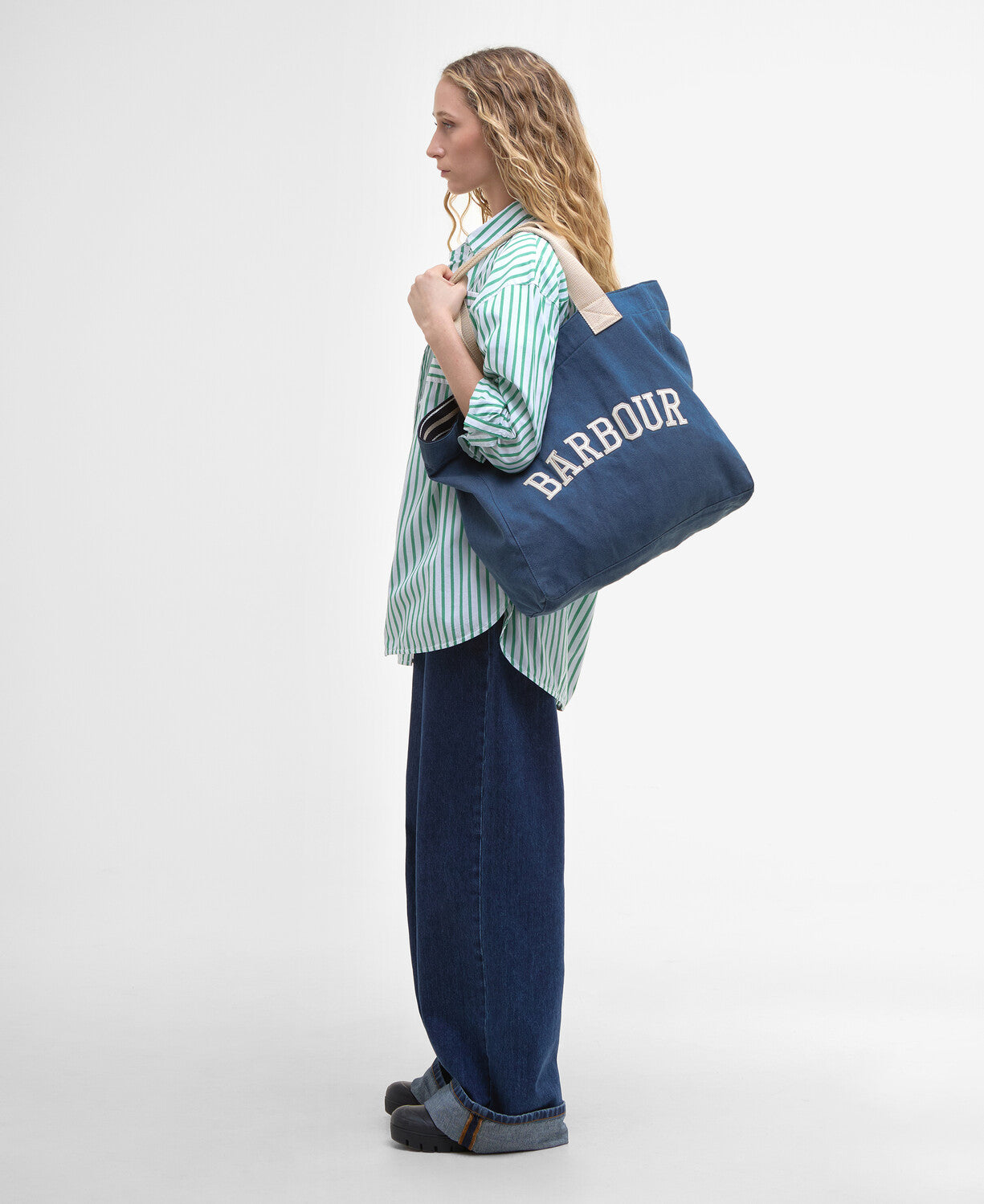 BARBOUR Borsa Tote in denim EMILY