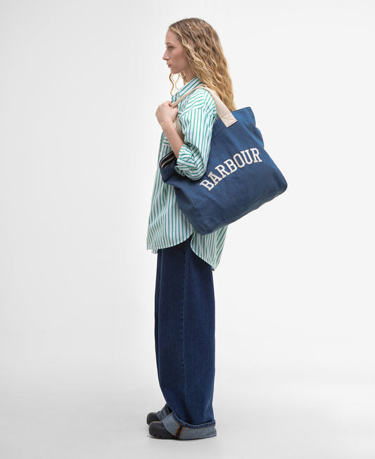 BARBOUR Borsa Tote in denim EMILY