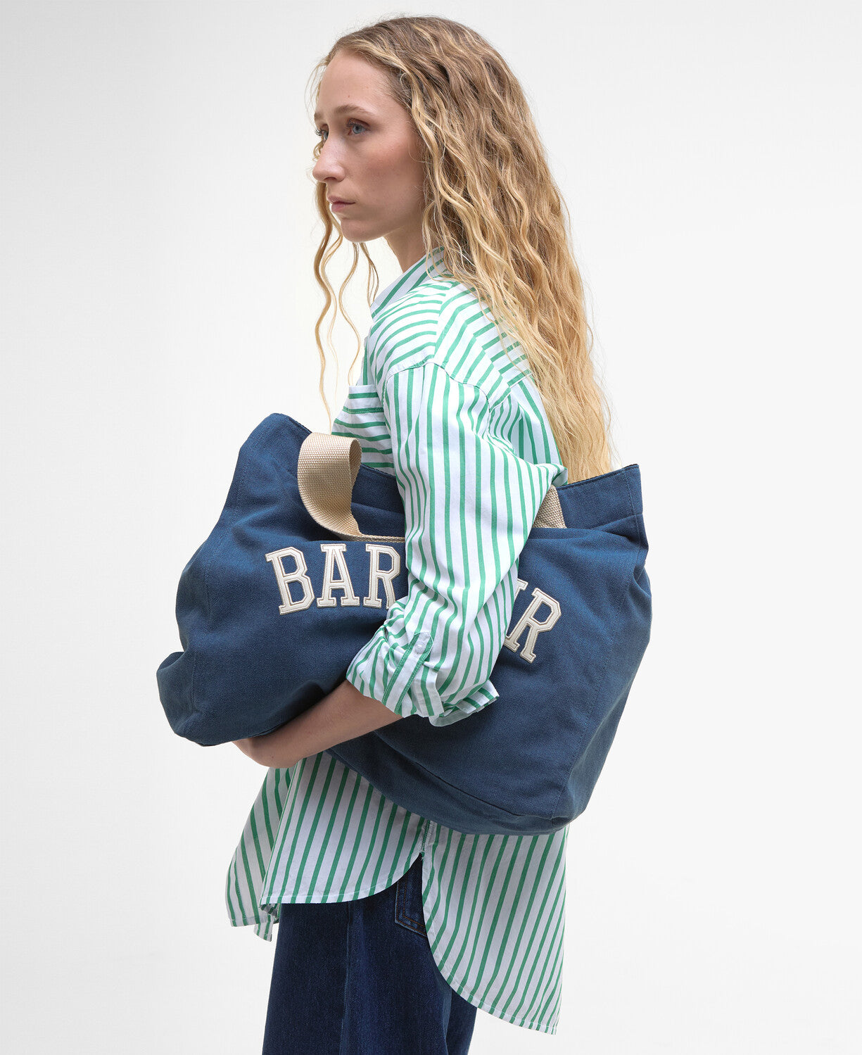 BARBOUR Borsa Tote in denim EMILY