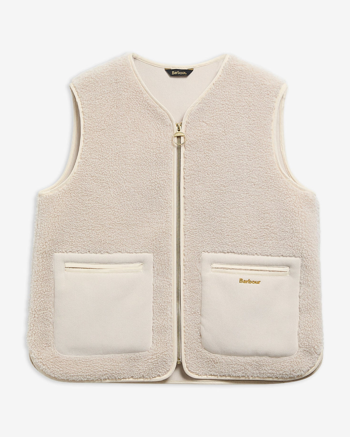BARBOUR Giubbotto smanicato in pile teddy GILET BAINFORD LINER