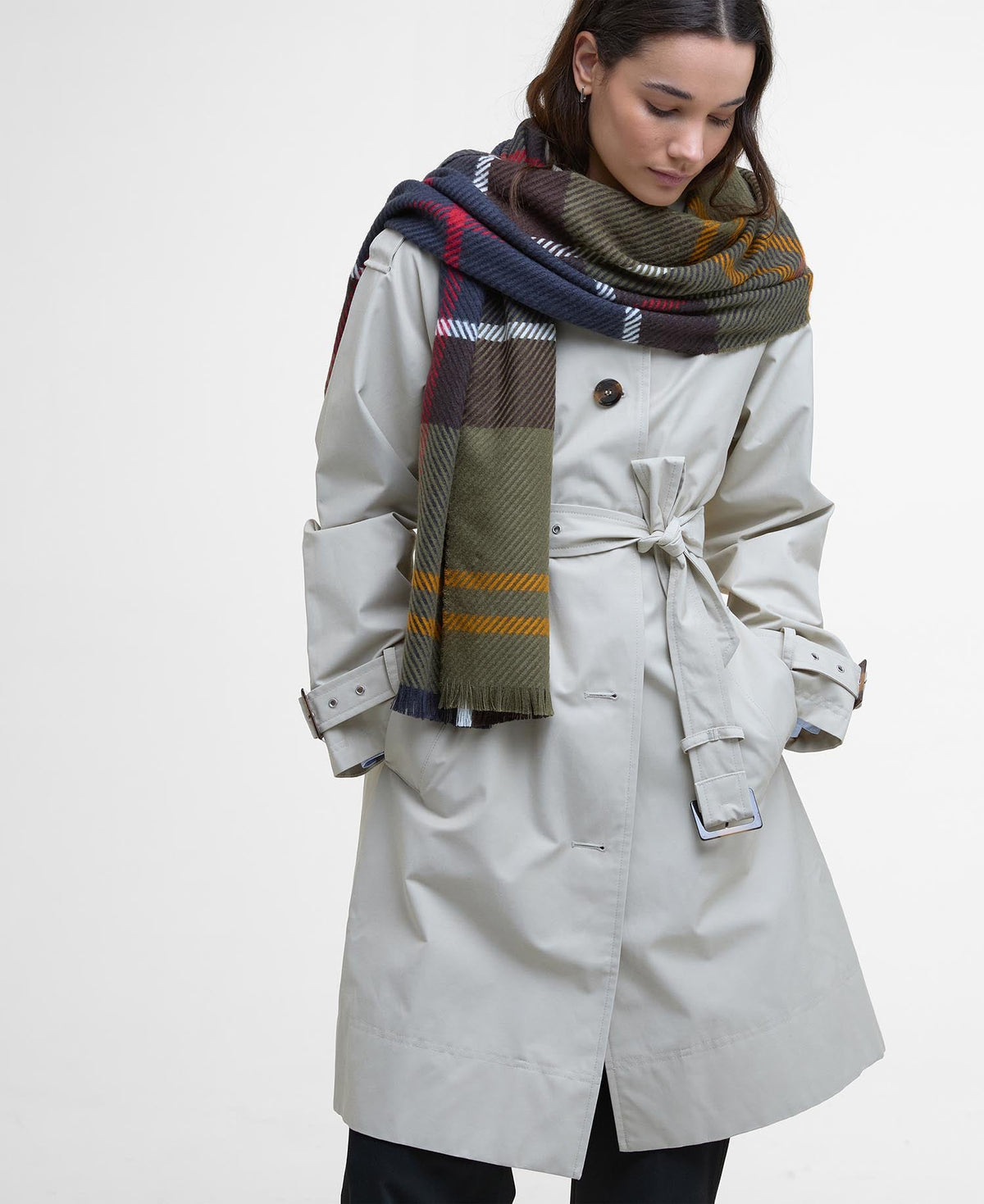 BARBOUR Sciarpa da donna in twill BLAIR TARTAN SCARF