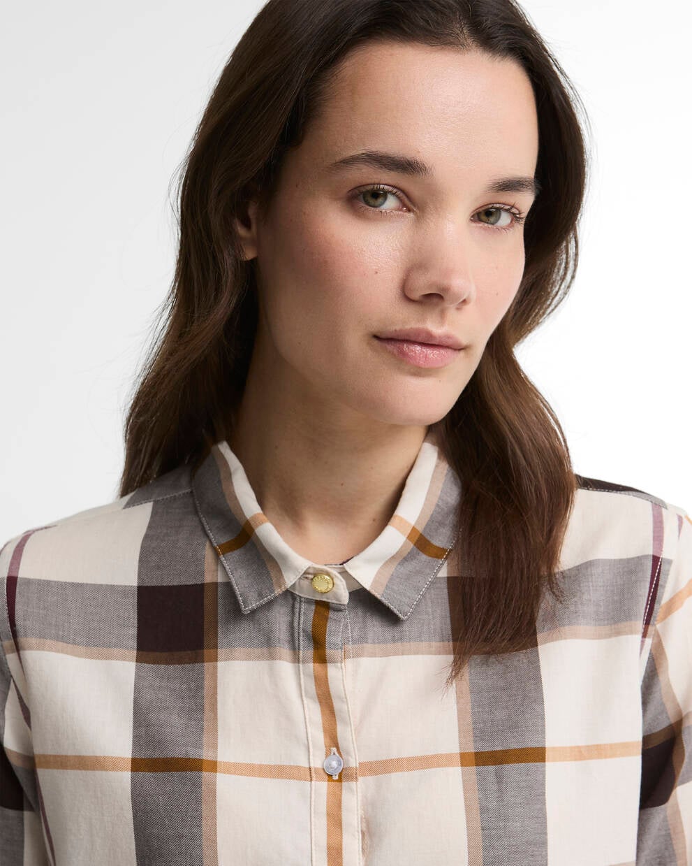 BARBOUR Camicia MOORLAND check beige