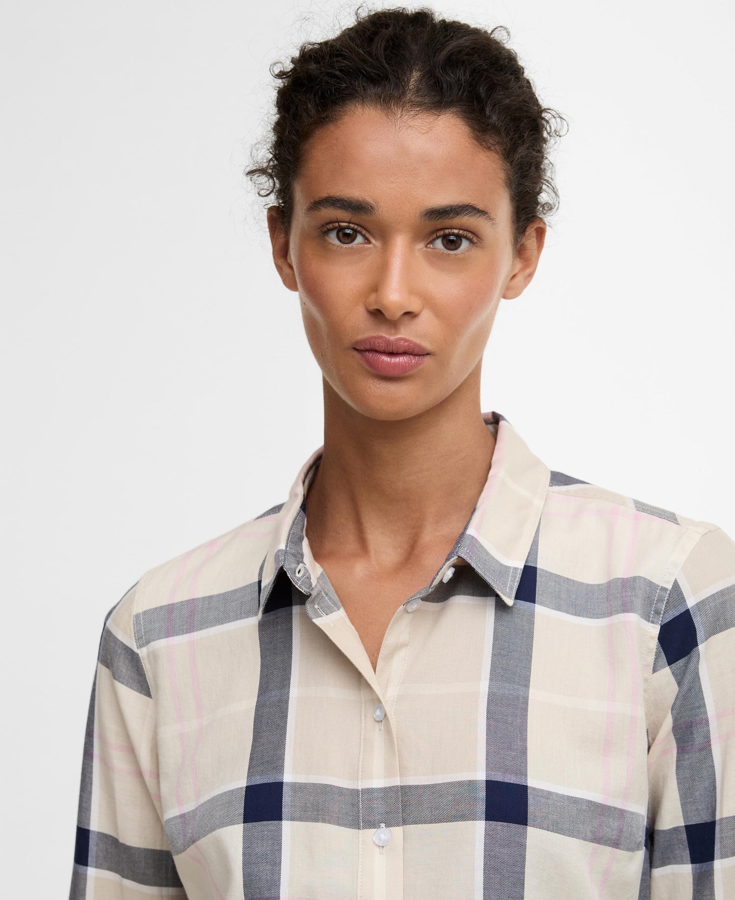 BARBOUR Camicia donna maniche lunghe in tartan 100%cotone regular fit BREDON SHIRT