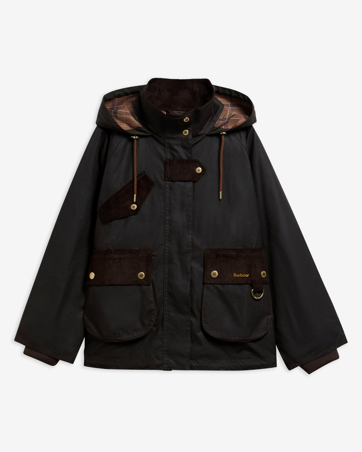 BARBOUR GIubbotto dona cerato con cappuccio WILLOMERE WAX JACKET