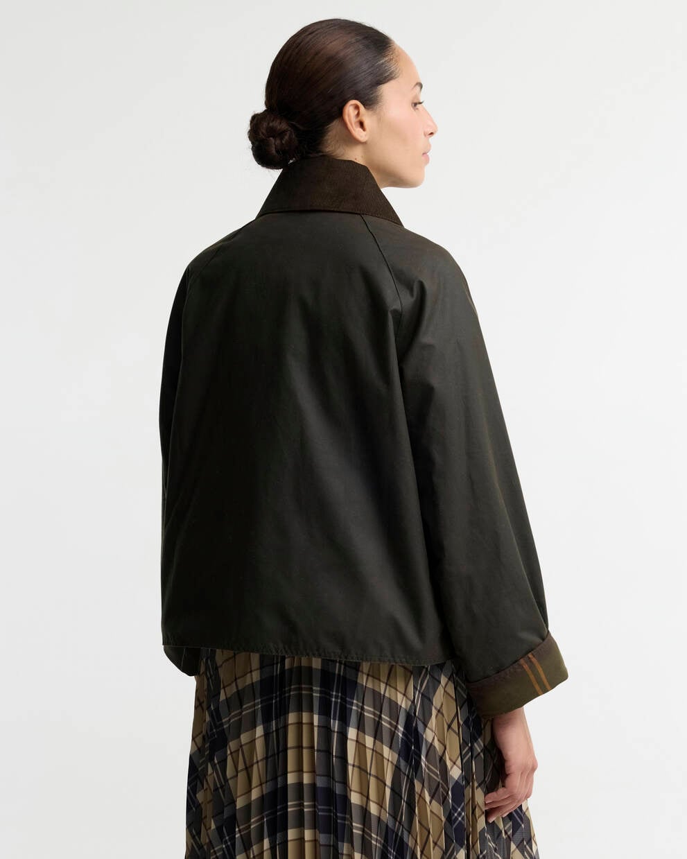 BARBOUR Giubbotto corto cerato MODERN SPEY WAX