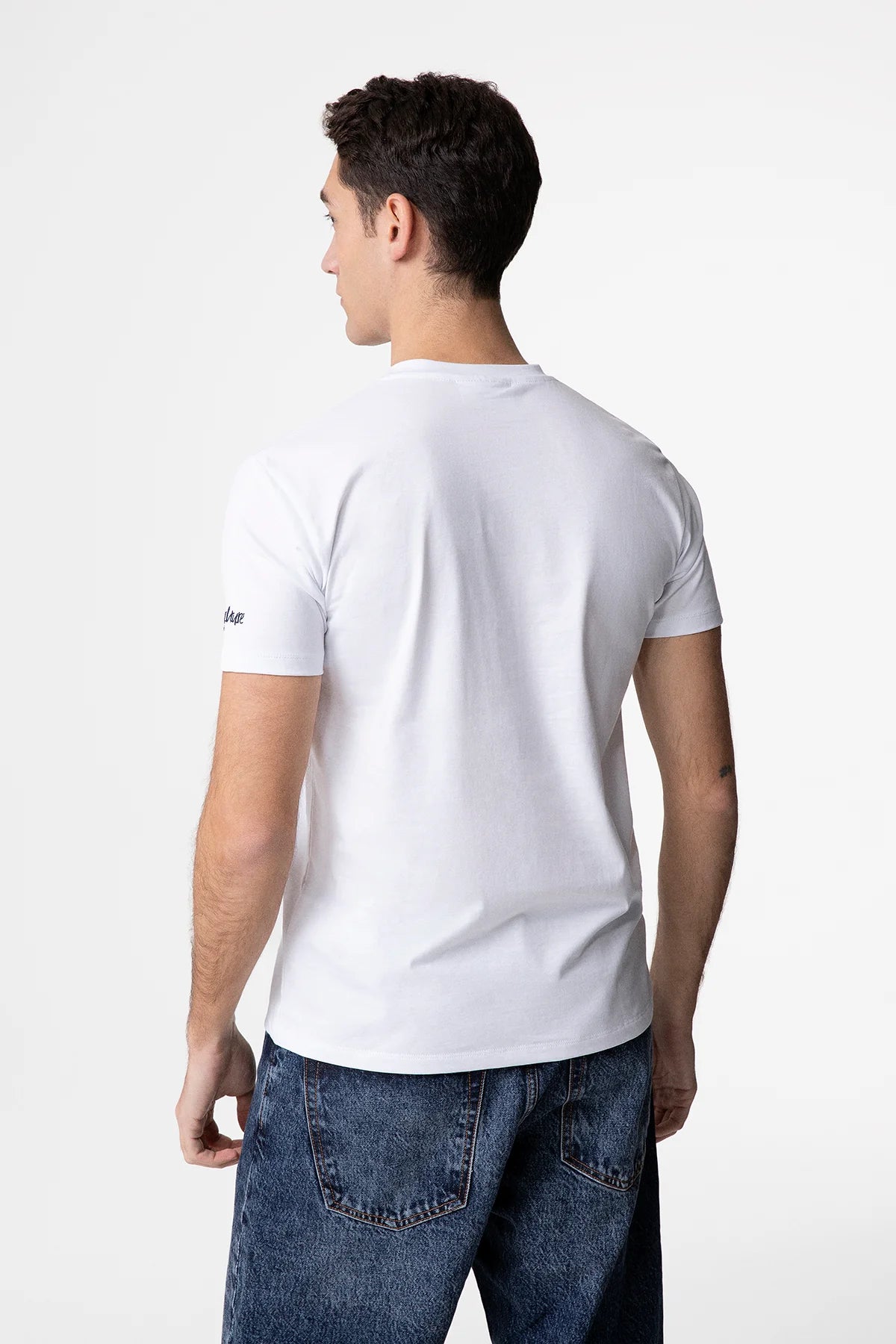 SUPERCULTURE T-Shirt girocollo con stampa e ricamo TEDDY SURF