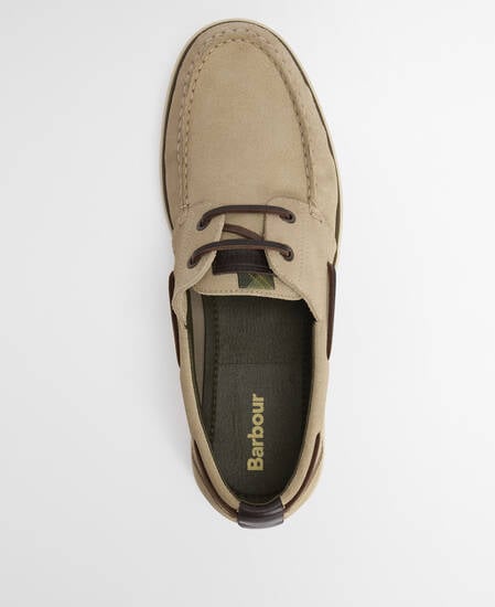 BARBOUR Mocassini da barca in suede ROTHLEY BOAT SHOE