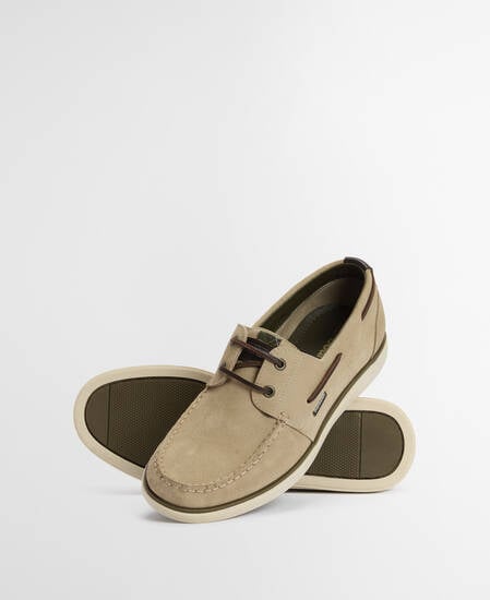 BARBOUR Mocassini da barca in suede ROTHLEY BOAT SHOE