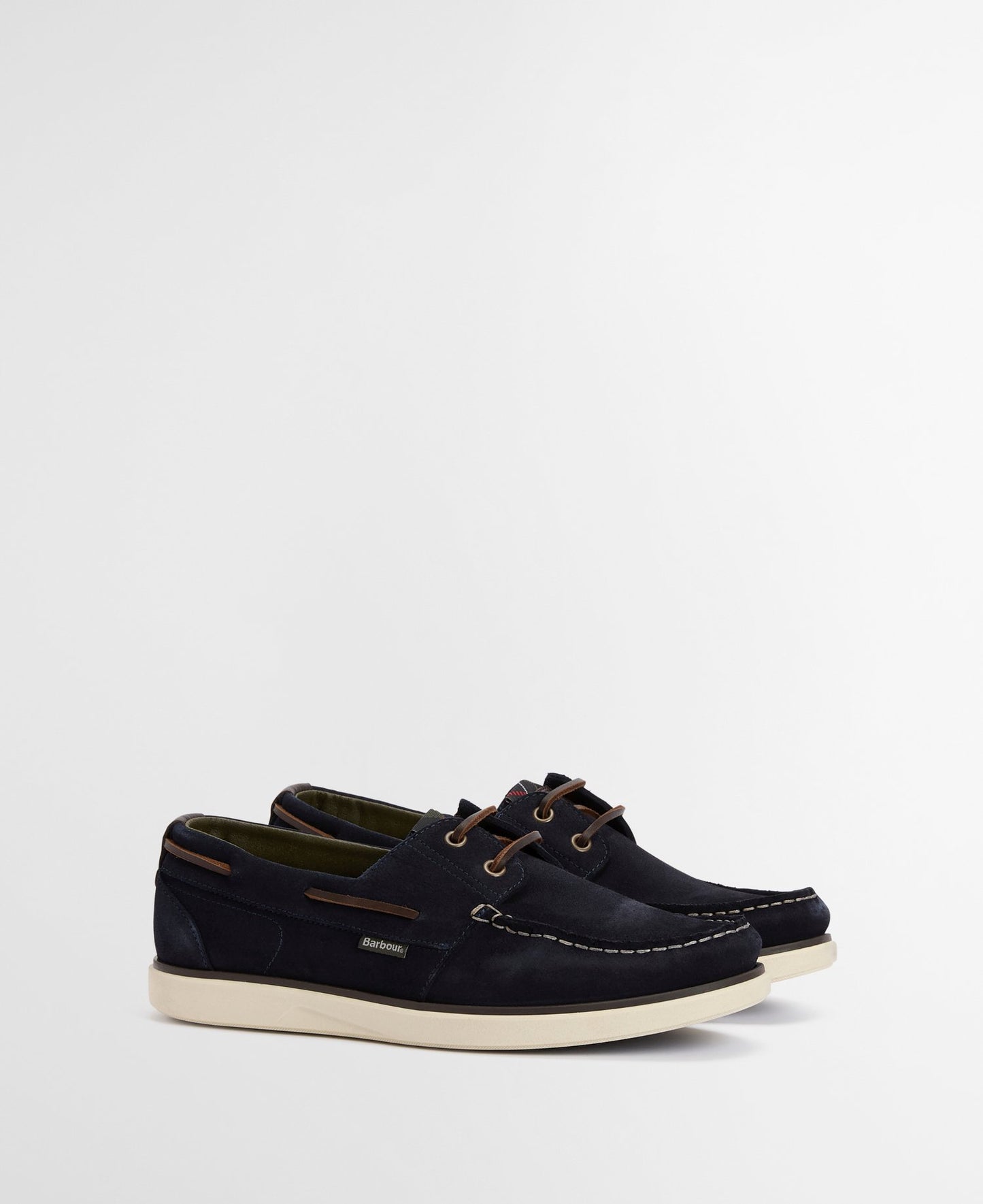 BARBOUR Mocassini da barca in suede ROTHLEY BOAT SHOE