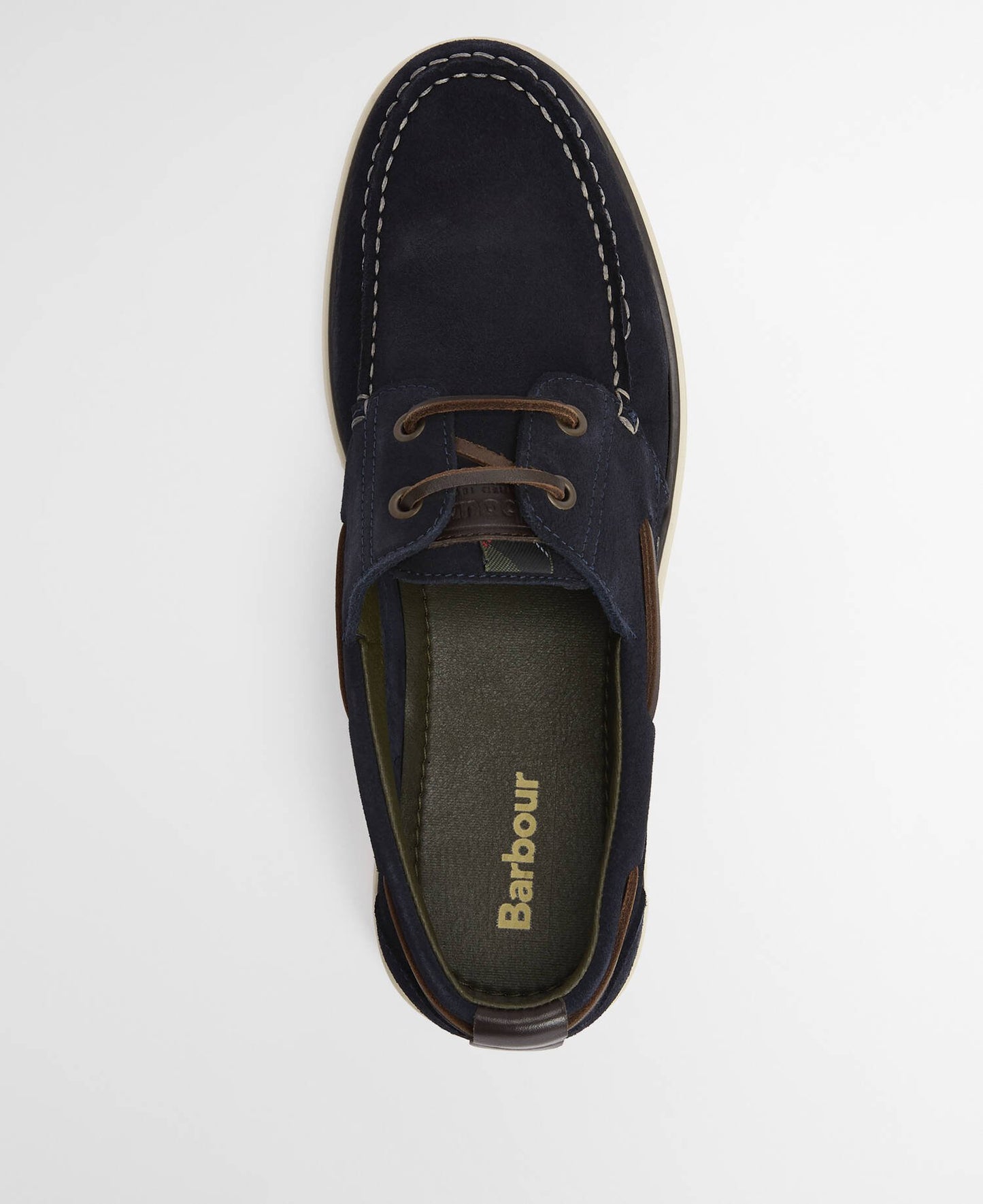 BARBOUR Mocassini da barca in suede ROTHLEY BOAT SHOE
