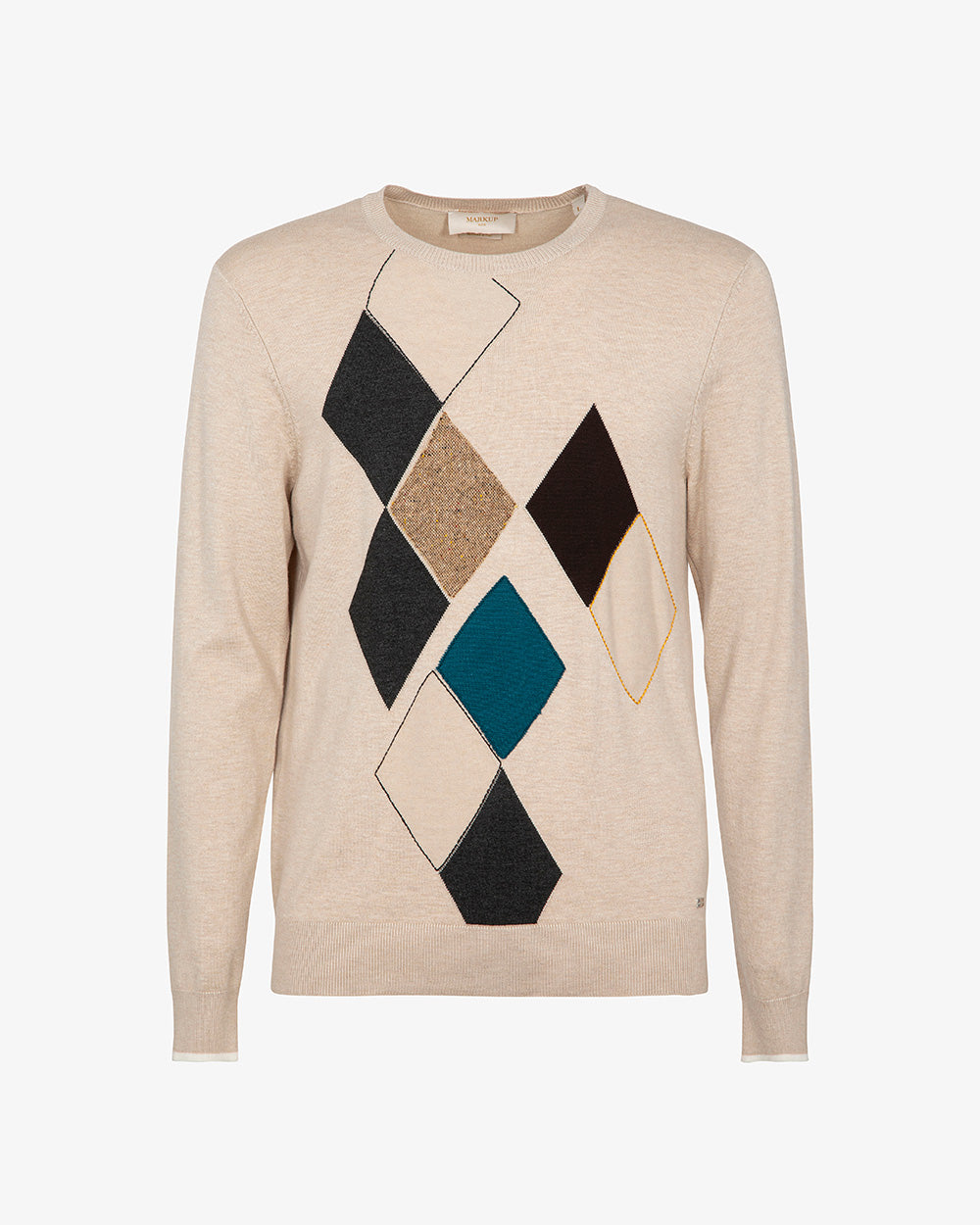 MARKUP Maglia motivo rombi