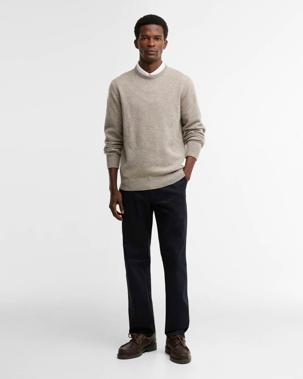 BARBOUR Maglia girocollo essential