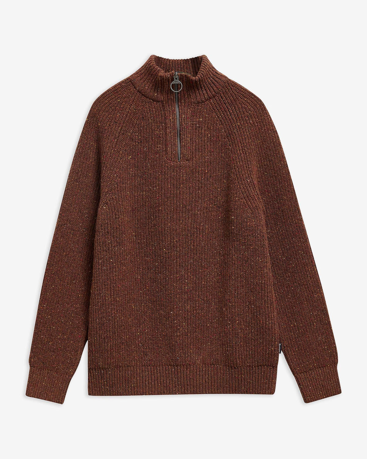 BARBOUR Maglia mezza zip ESSENTIALS FLECK HALFZIP