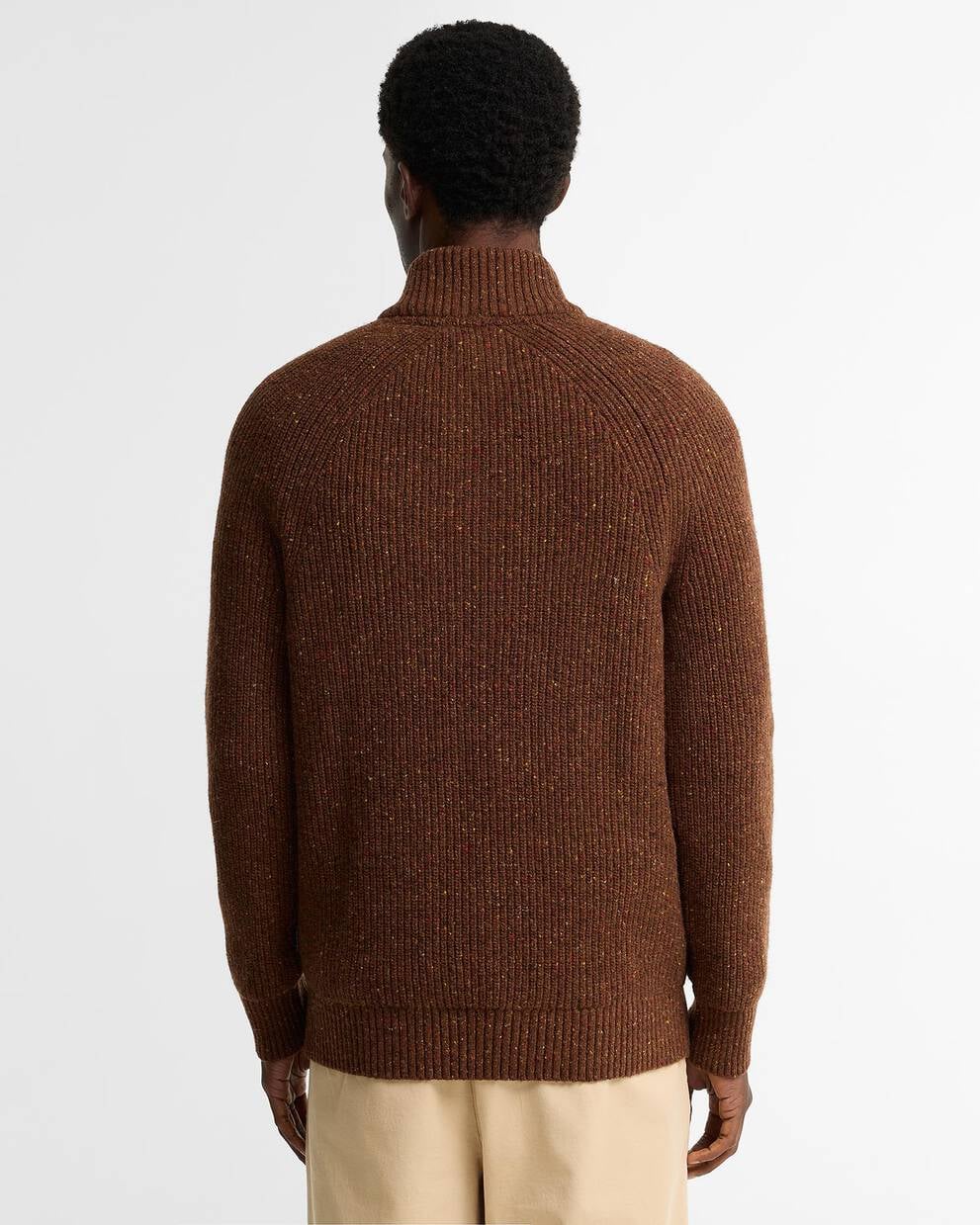 BARBOUR Maglia mezza zip ESSENTIALS FLECK HALFZIP