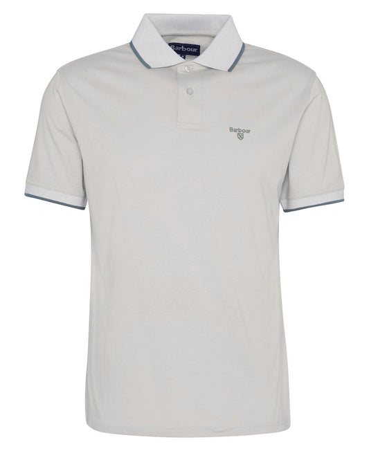 BARBOUR Polo uomo maniche corte in jersey di cotone