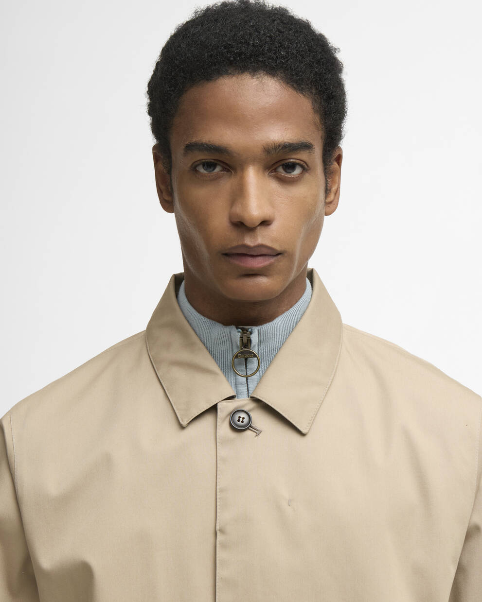 BARBOUR Trench estivo in cotone impermeabile ROKIG JACKET