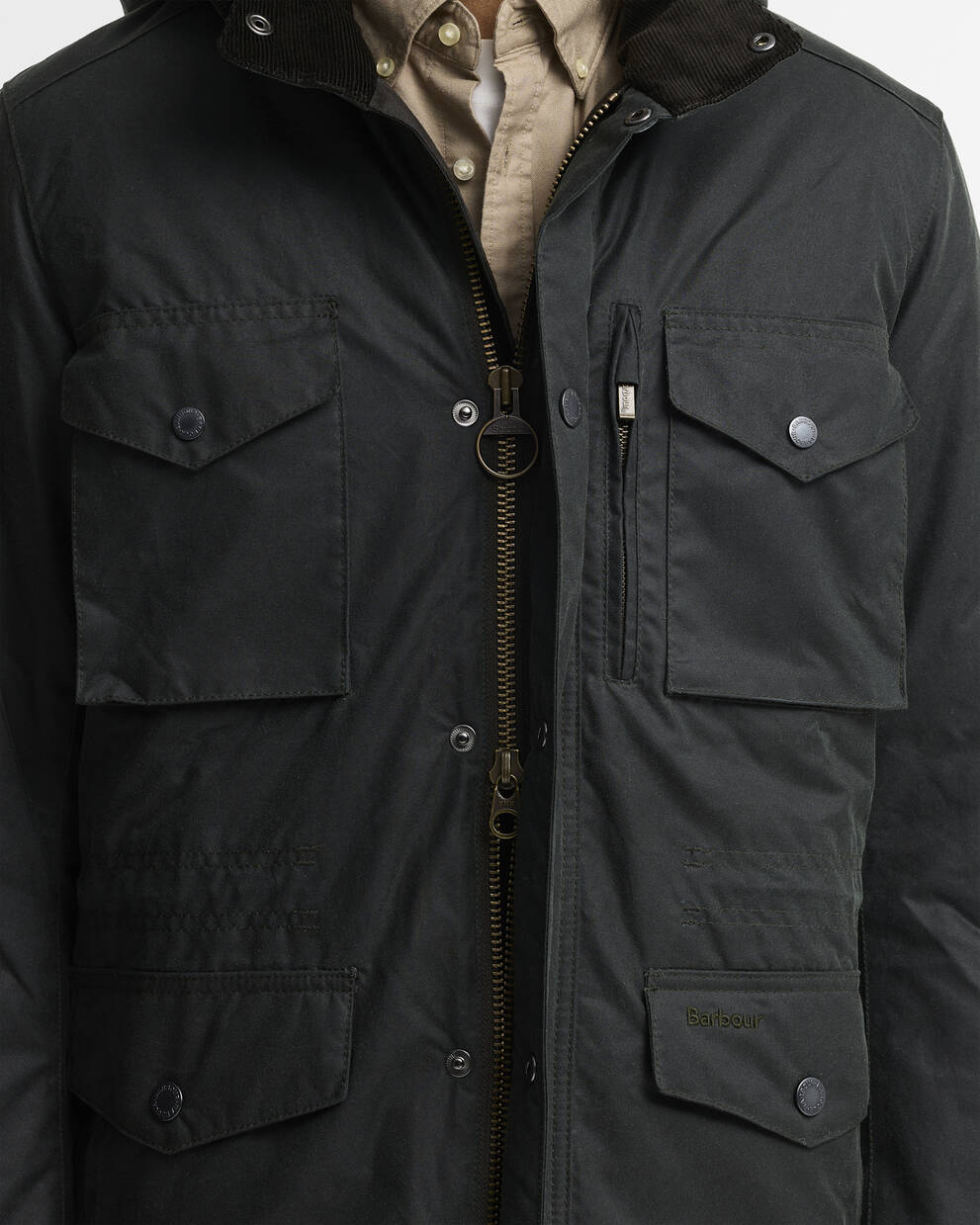 BARBOUR giubbotto imbottito e cerato WINTER SAPPER