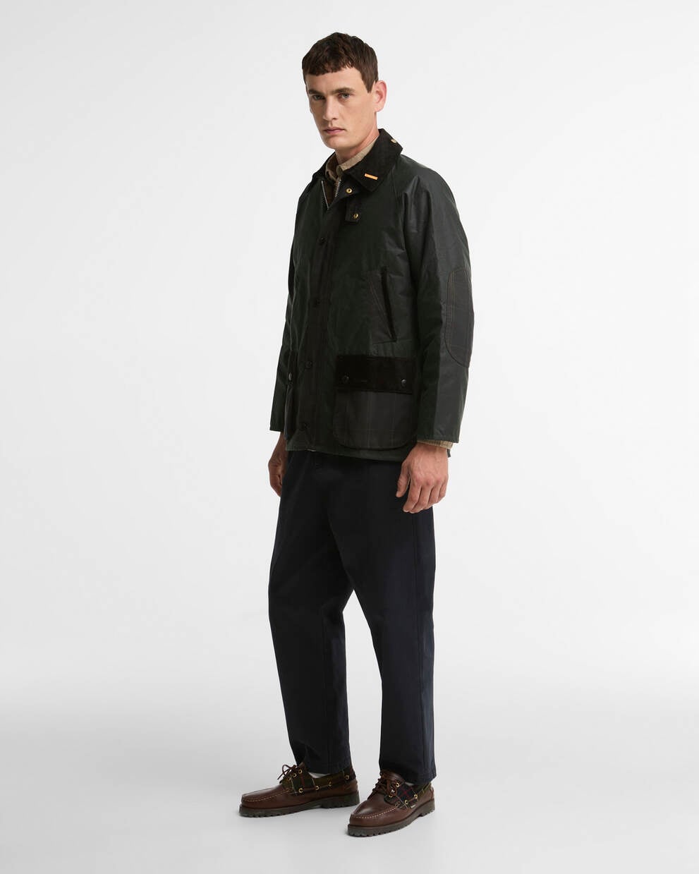 BARBOUR Giubbotto cerato ICONS PATCH BEDALE