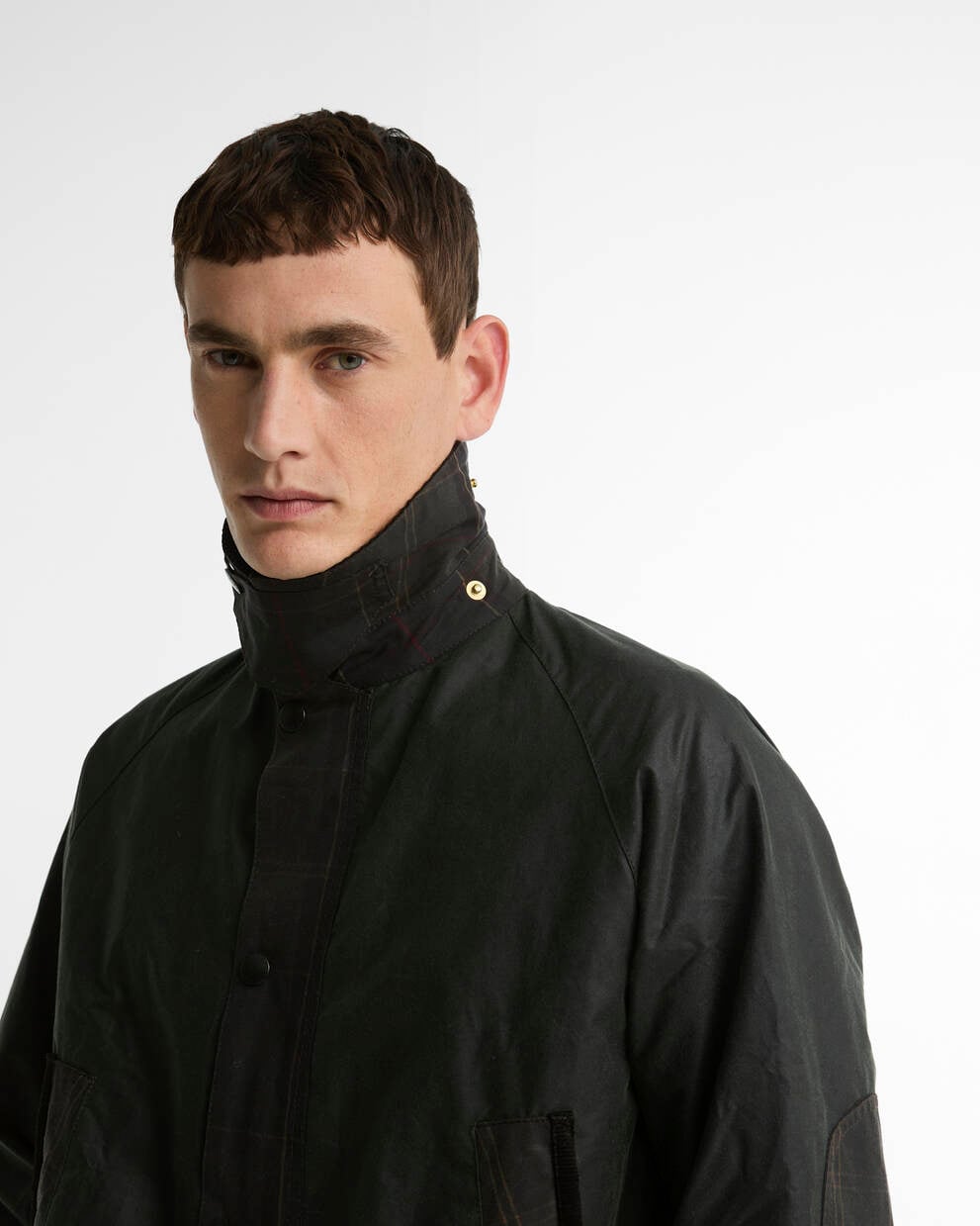 BARBOUR Giubbotto cerato ICONS PATCH BEDALE