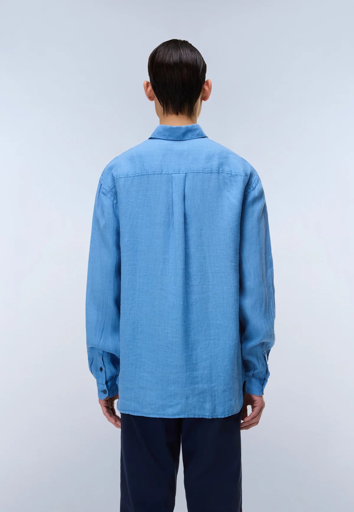 NAPAPIJRI Camicia maniche lunghe in mussola di cotone G-LINEN LS