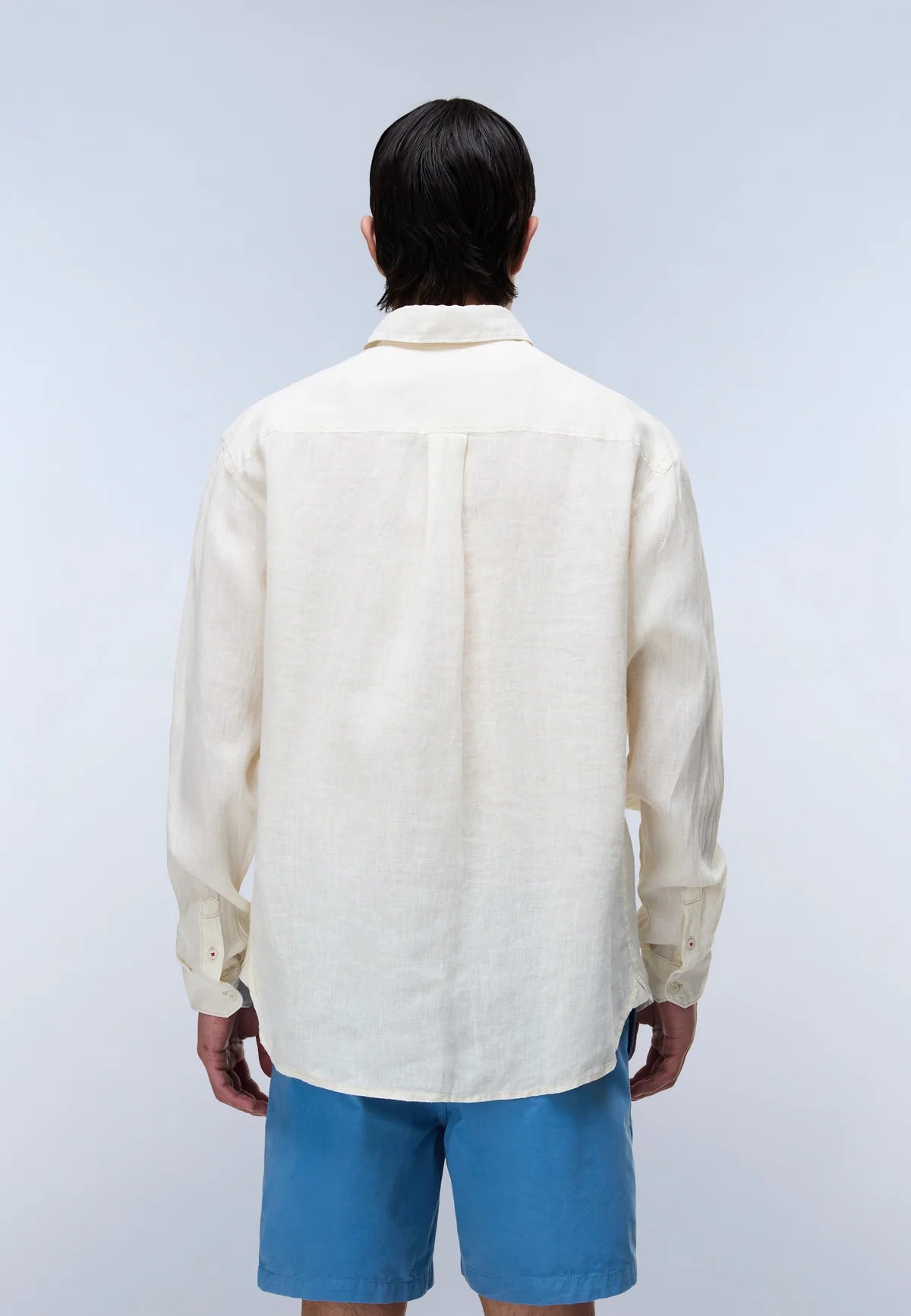 NAPAPIJRI Camicia maniche lunghe in mussola di cotone G-LINEN LS