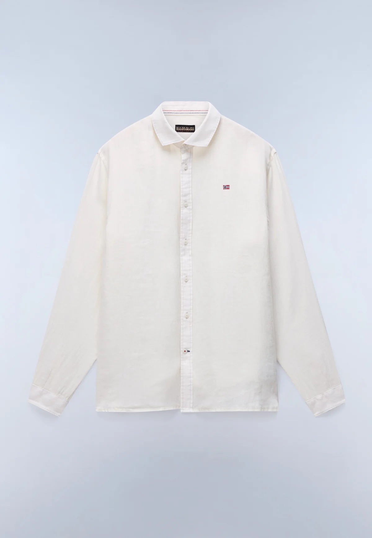 NAPAPIJRI Camicia maniche lunghe in mussola di cotone G-LINEN LS