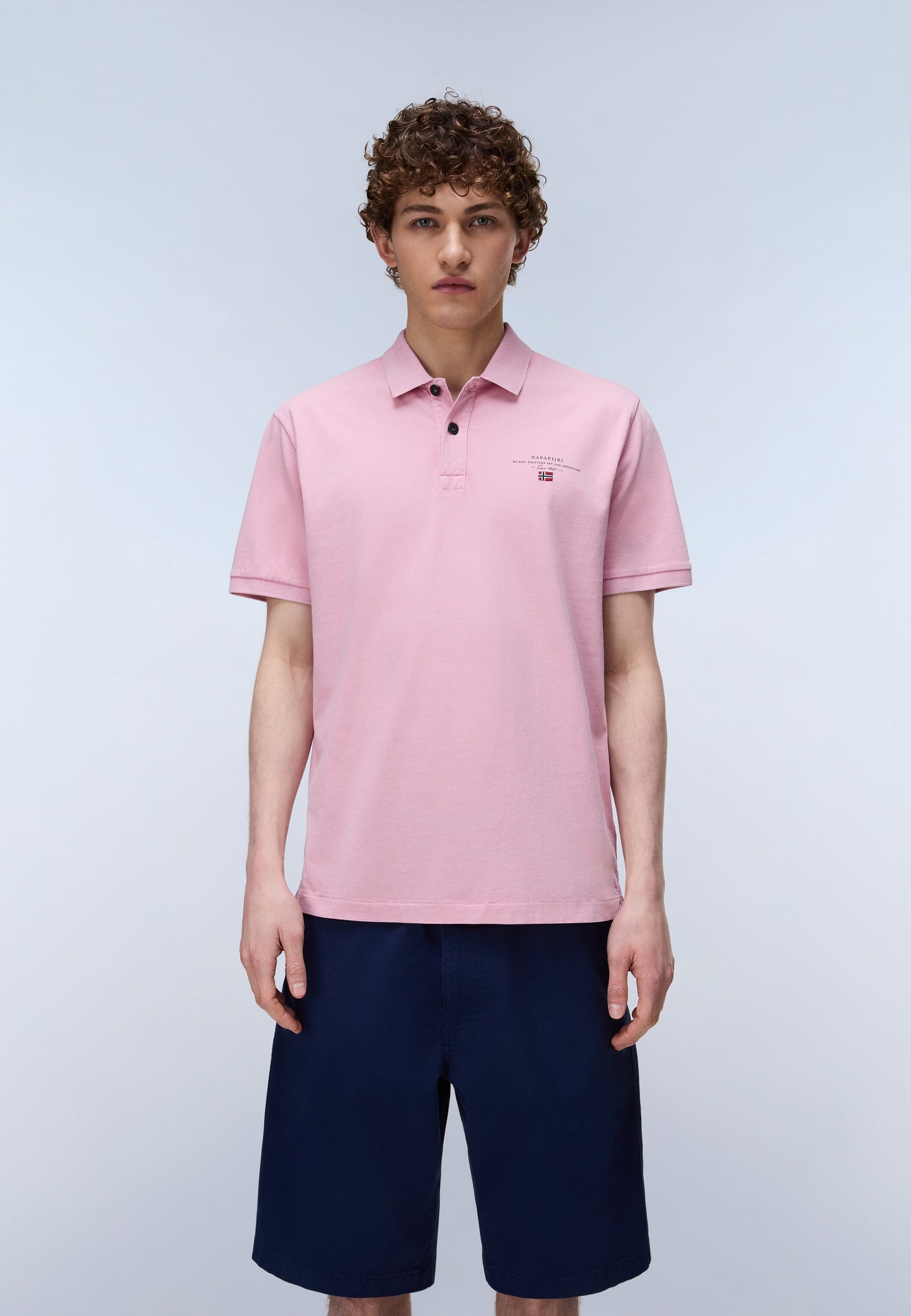 NAPAPIJRI Polo maniche corte in piquè con logo ELBAS SS4