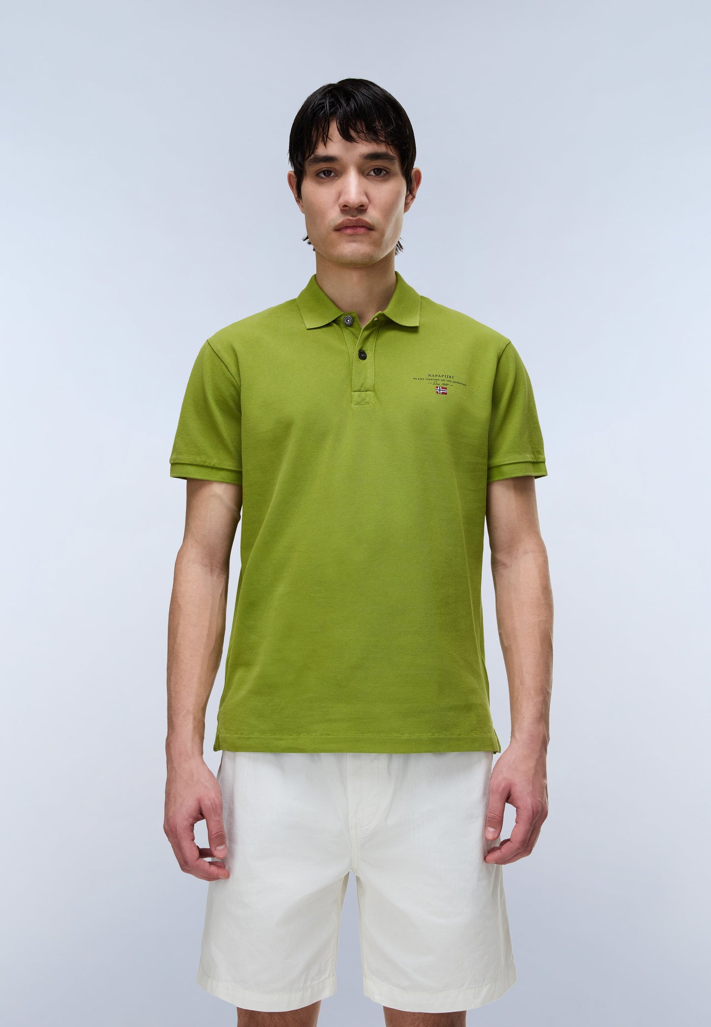 NAPAPIJRI Polo maniche corte in piquè con logo ELBAS SS4
