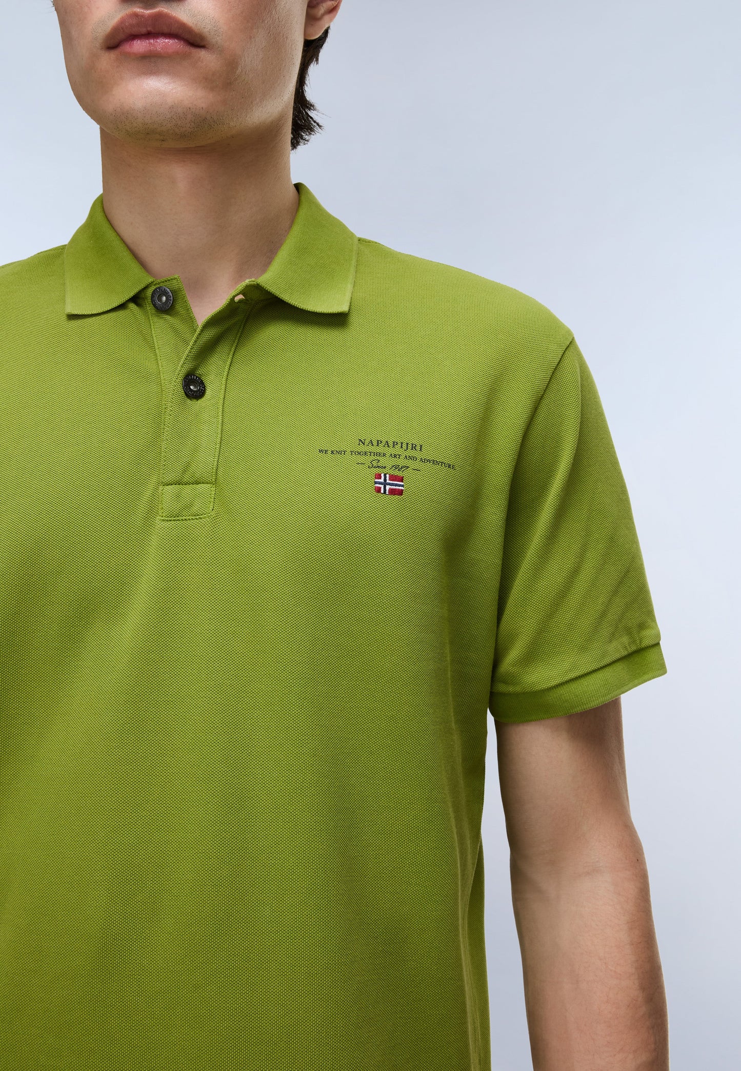 NAPAPIJRI Polo maniche corte in piquè con logo ELBAS SS4