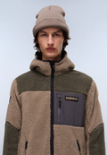 NAPAPIJRI Giubbotto felpa in pile multicolor YUPIK FZH 3