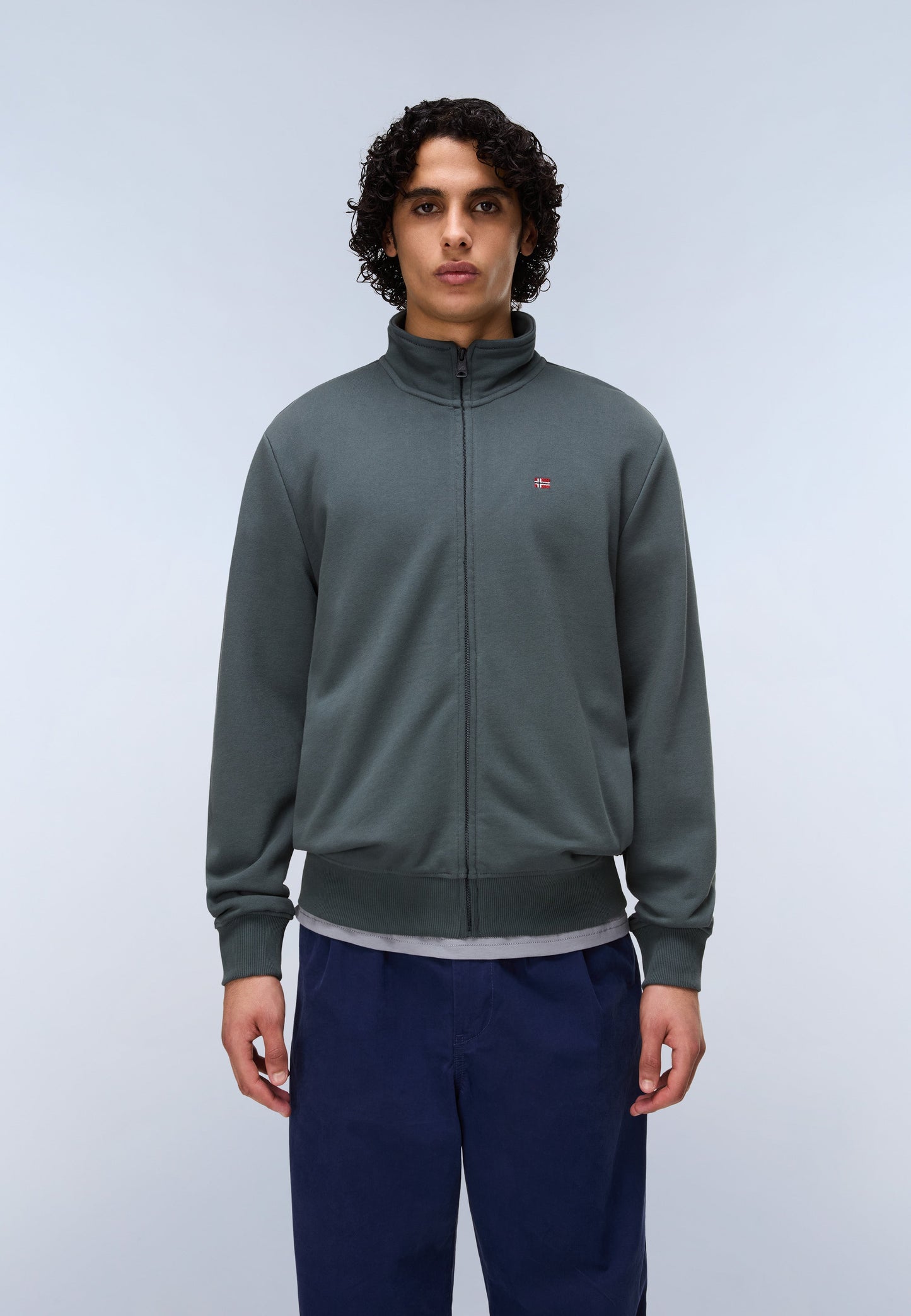 NAPAPIJRI Felpa con zip BALIS FRENCH TERRY