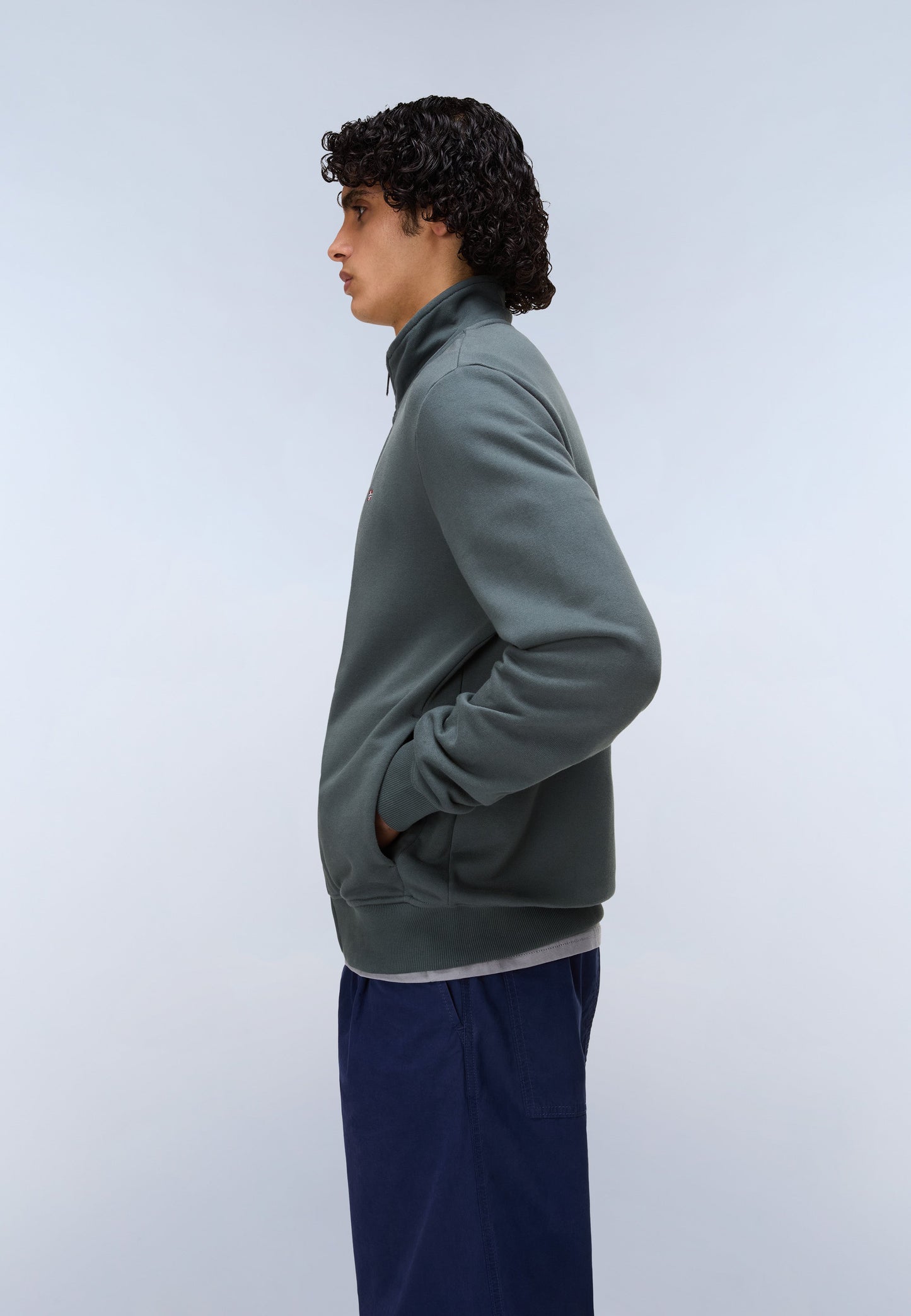 NAPAPIJRI Felpa con zip BALIS FRENCH TERRY