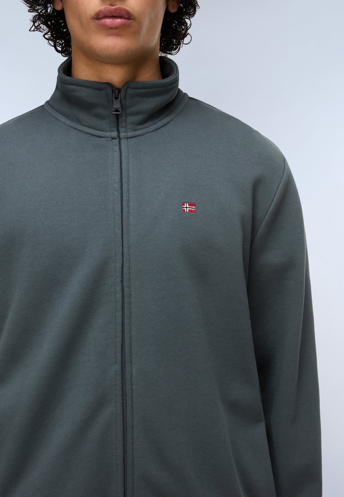 NAPAPIJRI Felpa con zip BALIS FRENCH TERRY