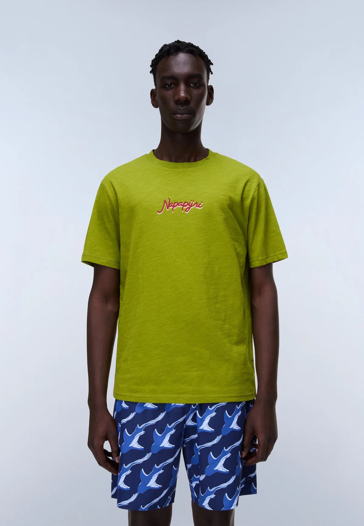NAPAPIJRI T-Shirt girocollo con stampa sulla schiena S-ELIOR SS
