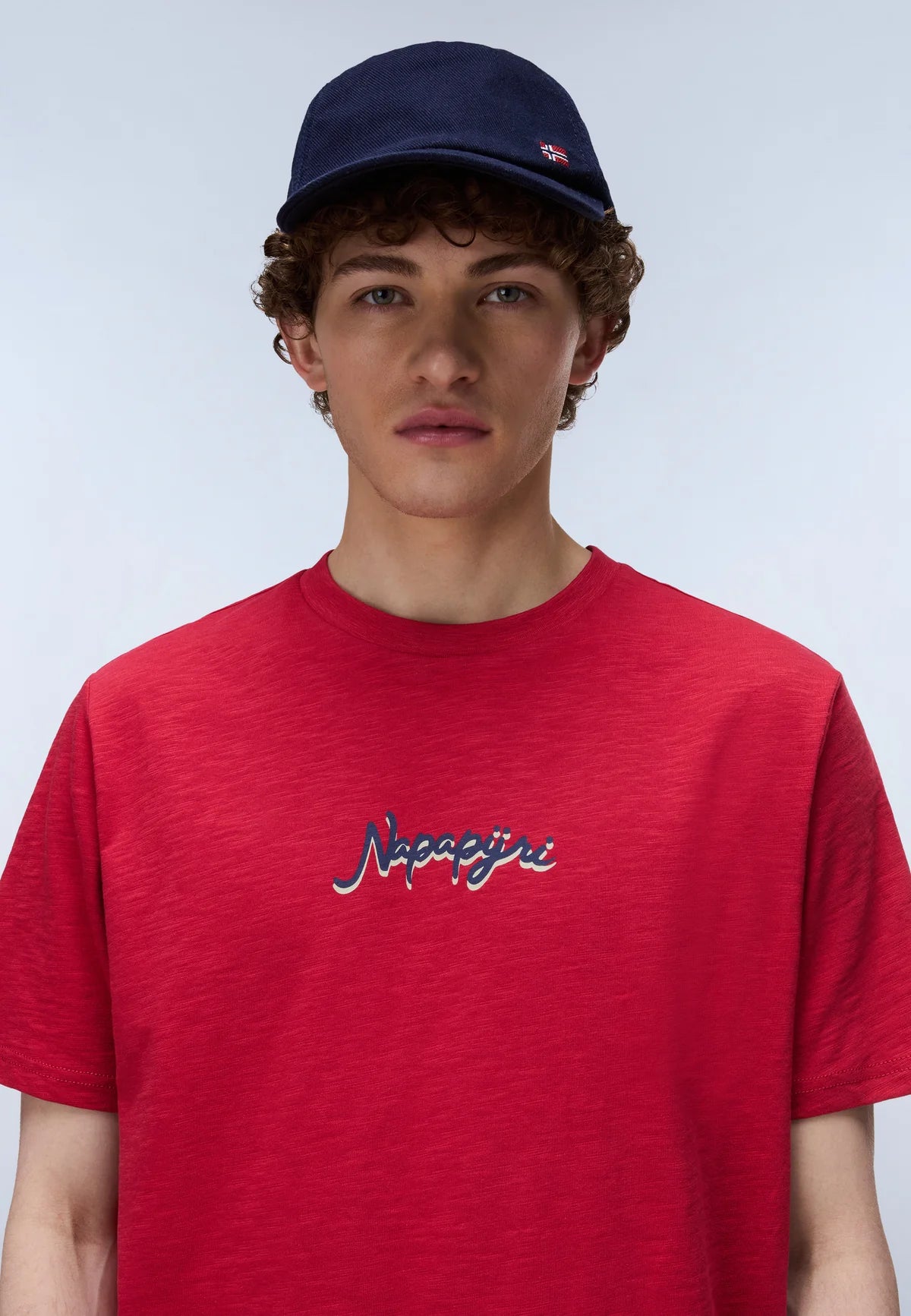 NAPAPIJRI T-Shirt girocollo con stampa sulla schiena S-ELIOR SS