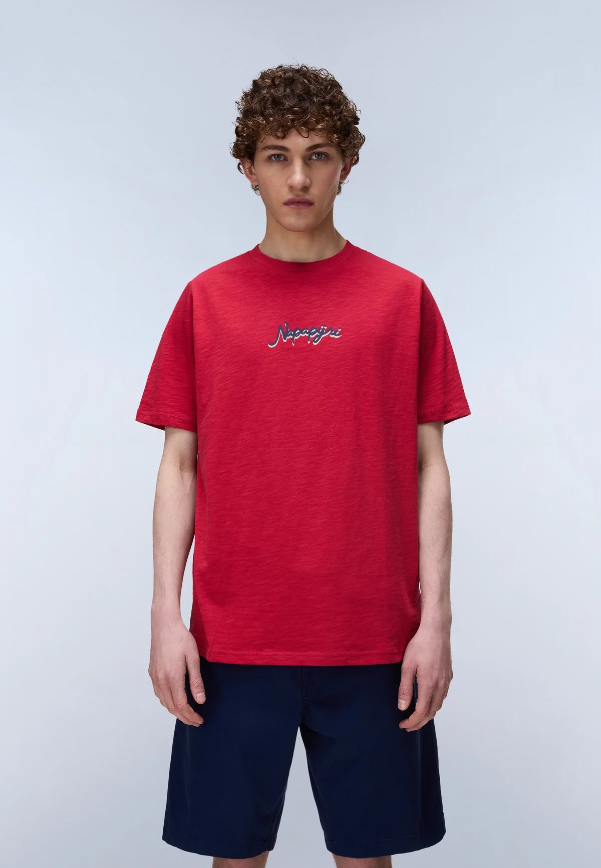 NAPAPIJRI T-Shirt girocollo con stampa sulla schiena S-ELIOR SS