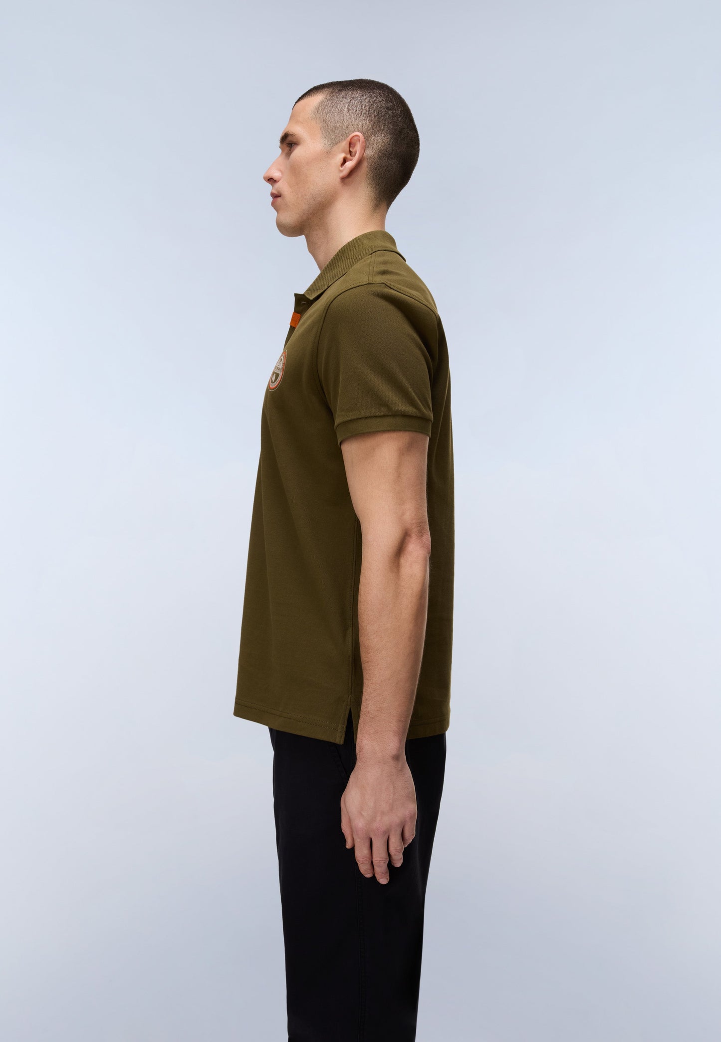 NAPAPIJRI Polo uomo maniche corte logo bollo sul petto E-CLANIS SS