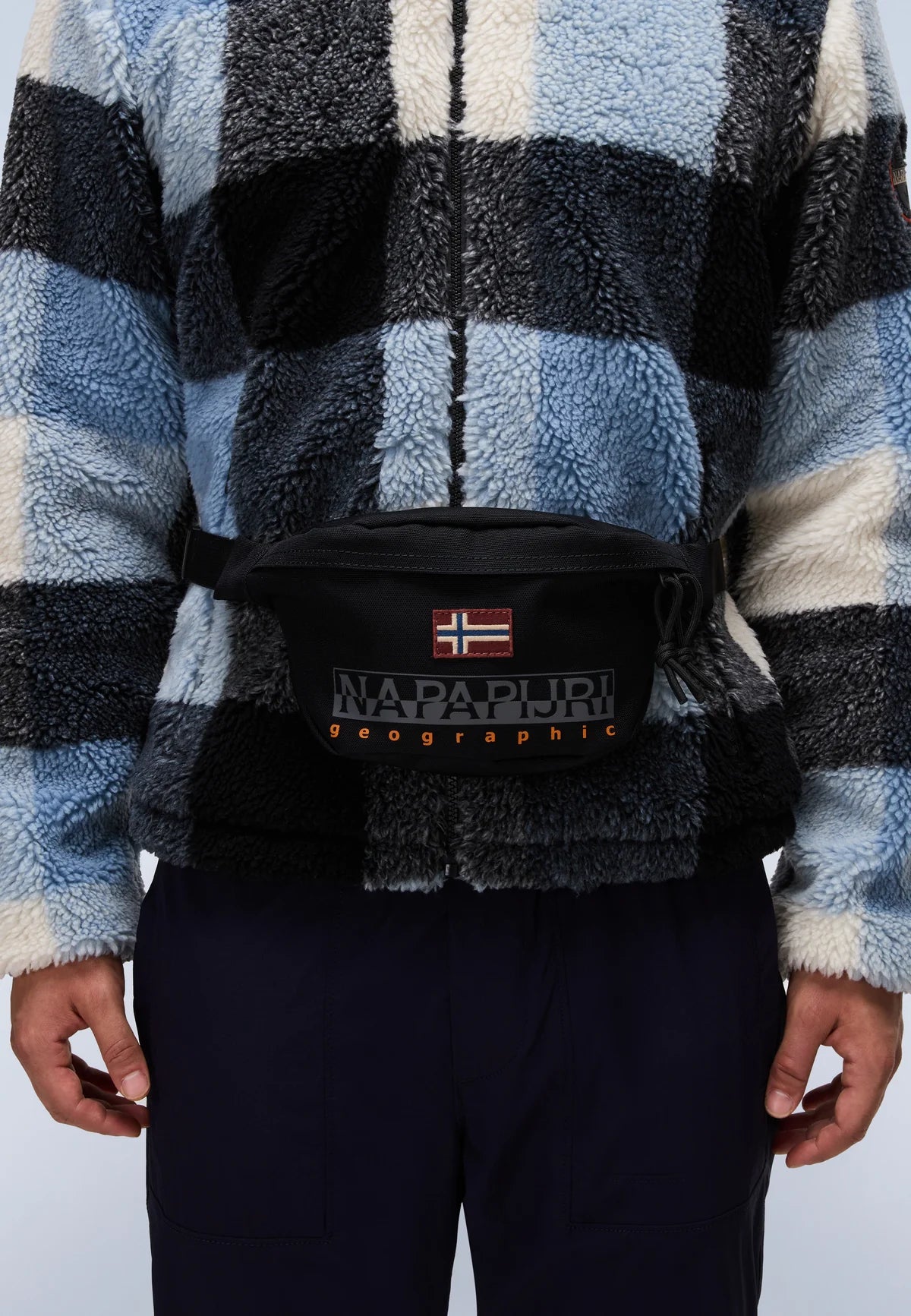 NAPAPIJRI Marsupio nero maxilogo HERING WB
